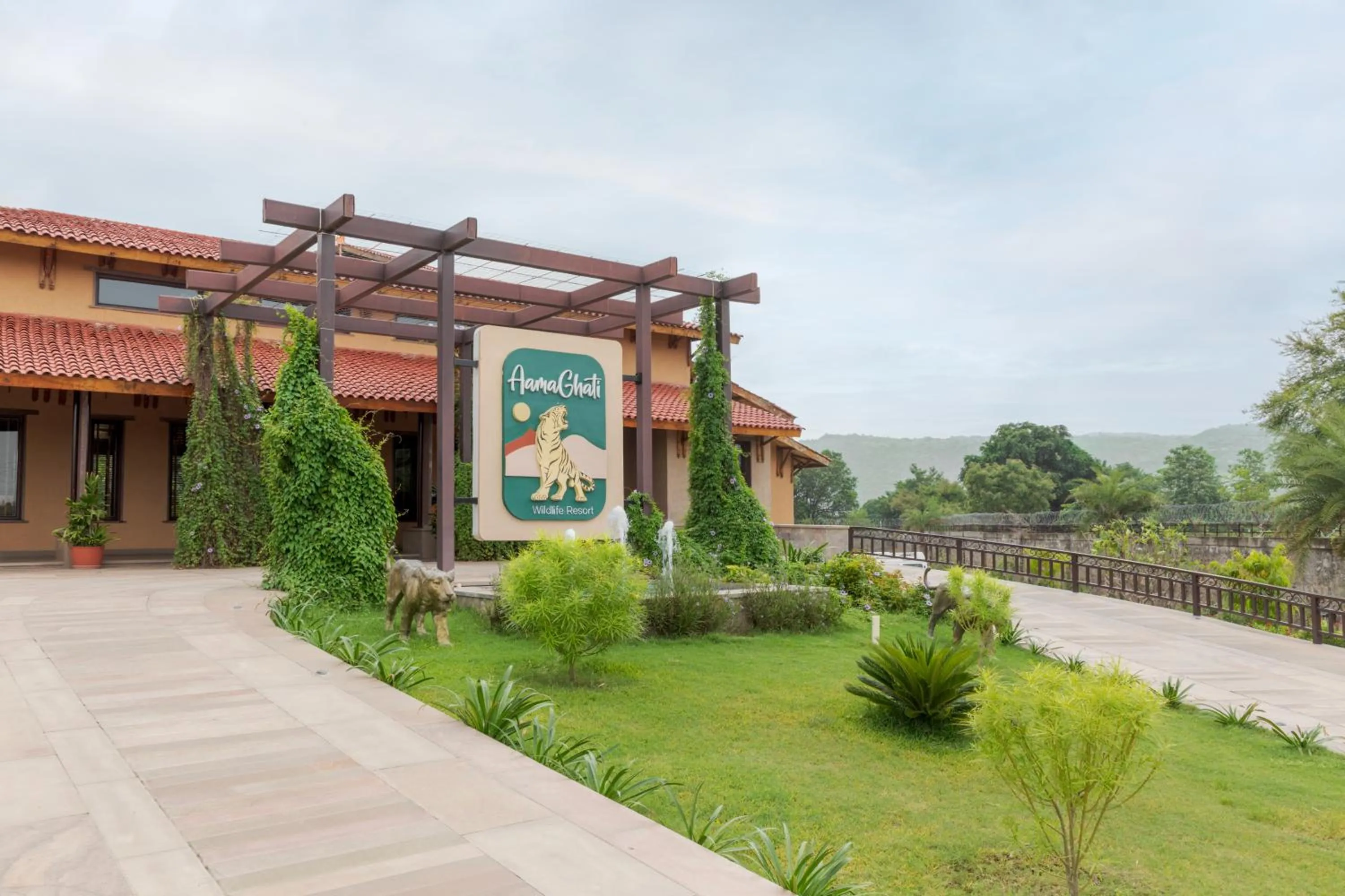 Property building in AamaGhati Wildlife Resort, Ranthambore