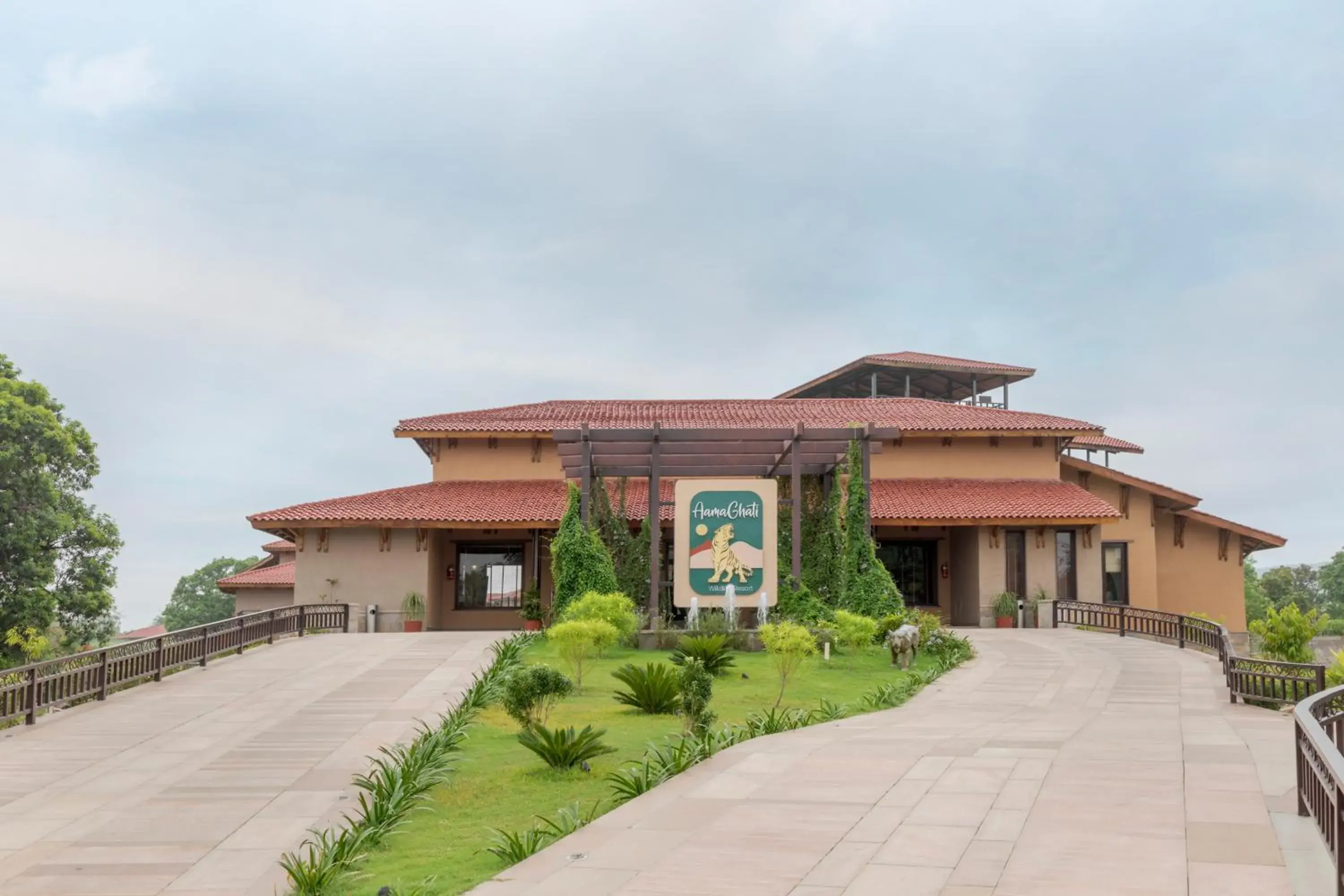 Facade/entrance in AamaGhati Wildlife Resort, Ranthambore Facade/entrance in AamaGhati Wildlife Resort, Ranthambore
