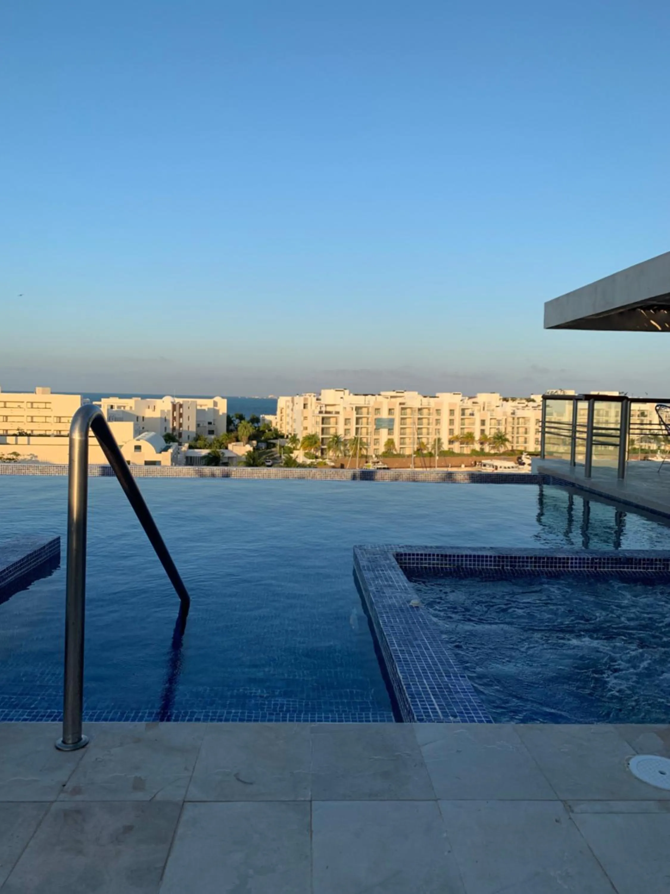 Balcony/Terrace in La Amada condo with Marina View