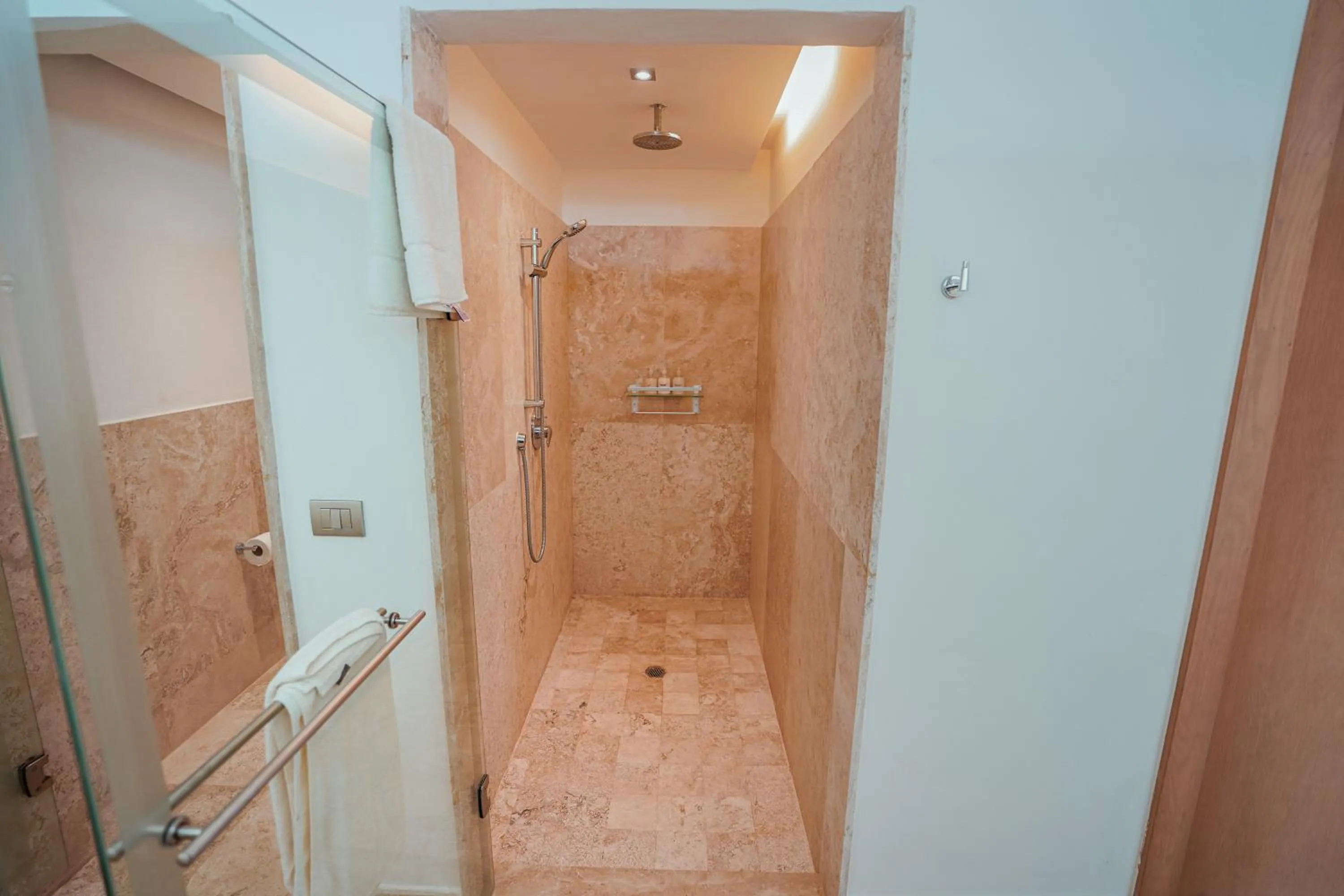 Bathroom in La Amada condo with Marina View