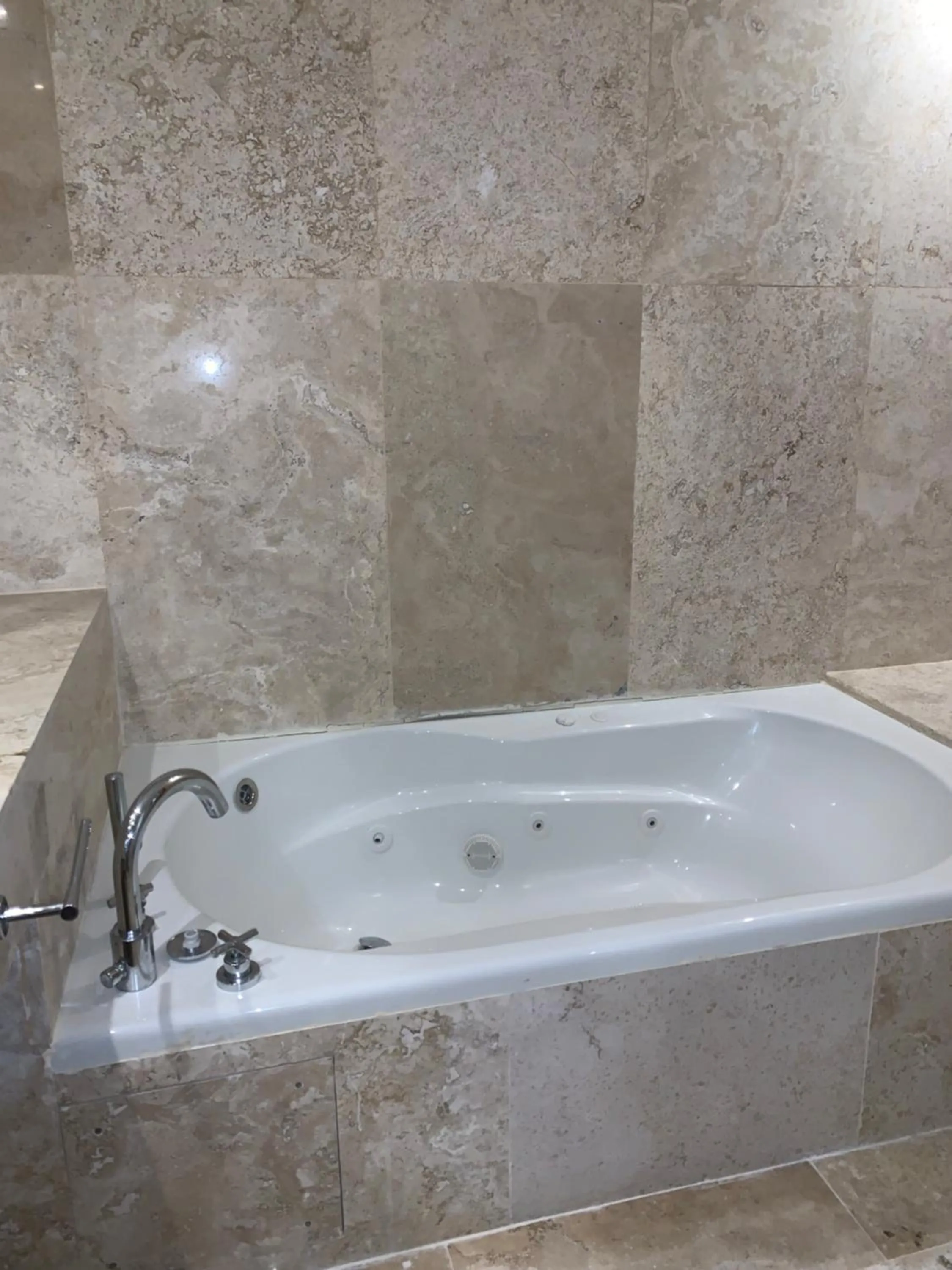 Bathroom in La Amada condo with Marina View