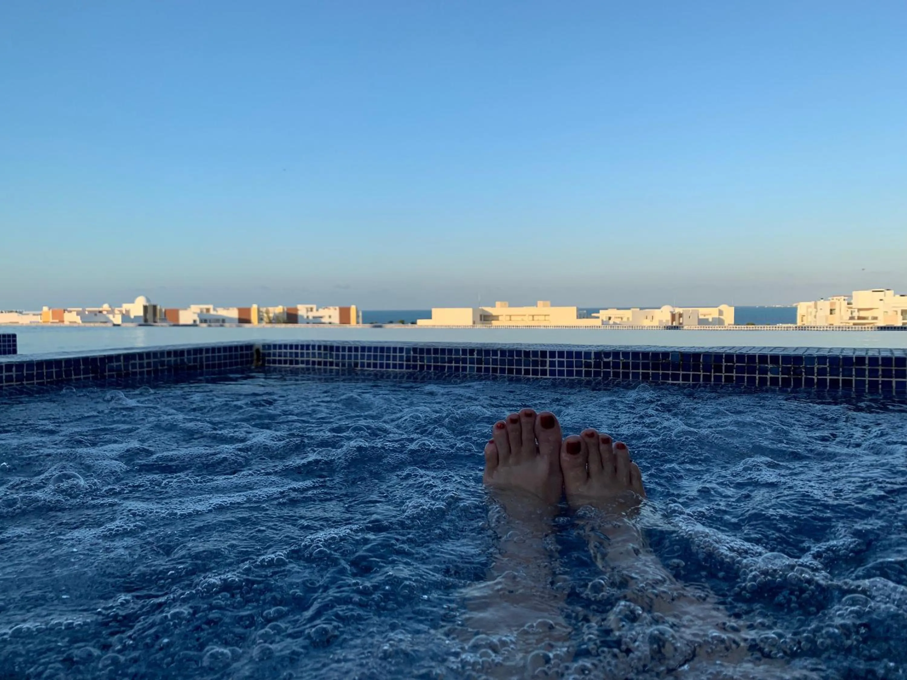 Massage in La Amada condo with Marina View