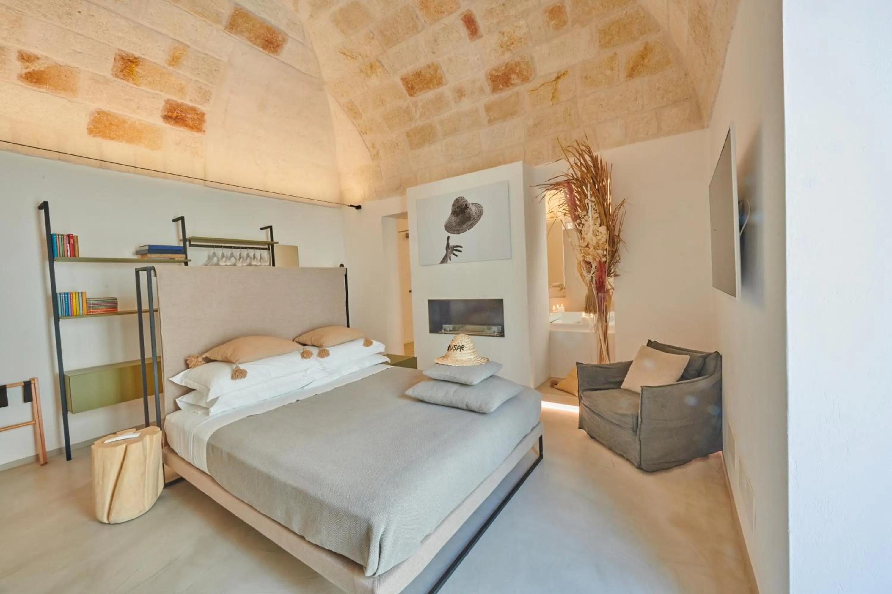 Bed in Musae Relais & SPA