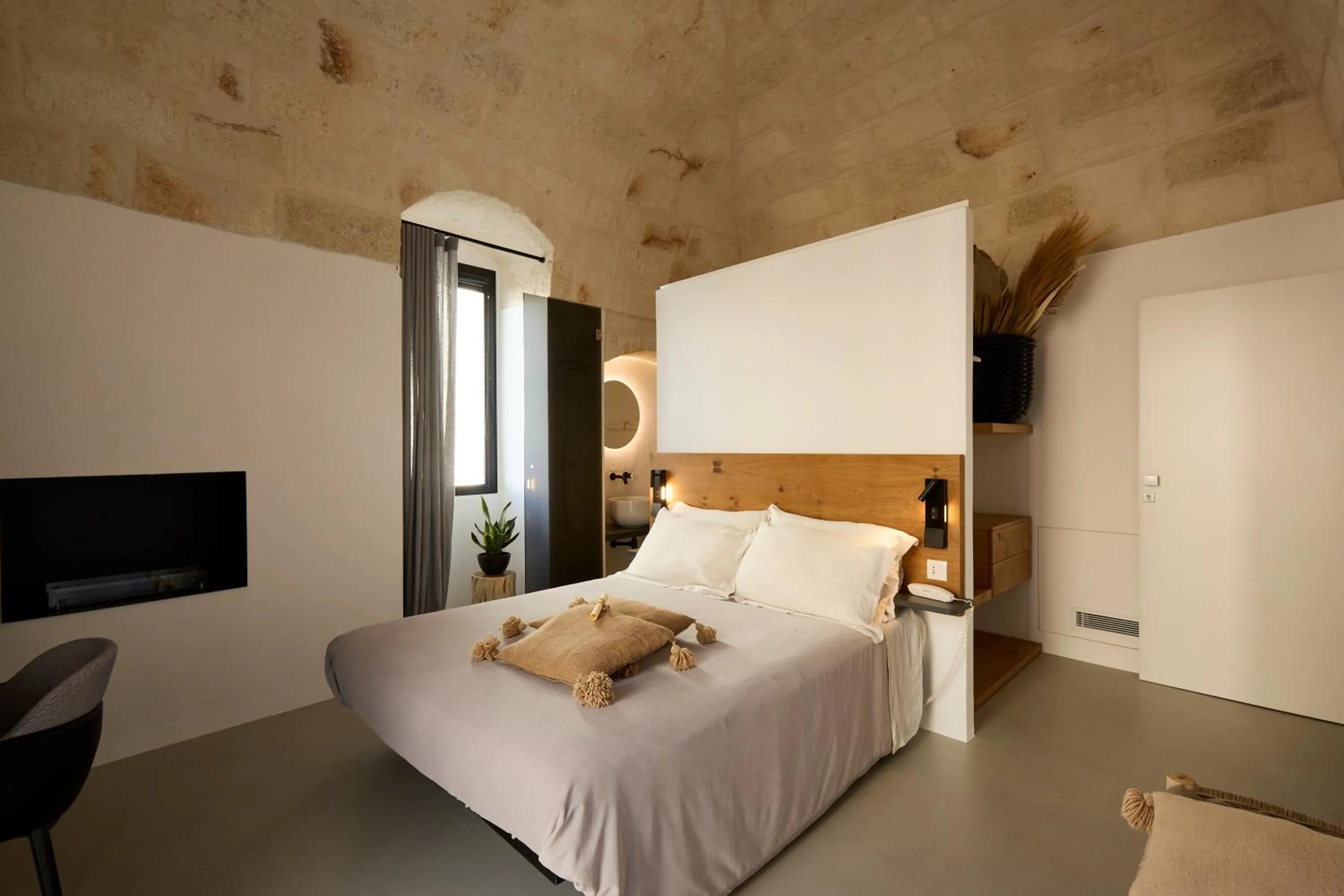 Bed in Musae Relais & SPA