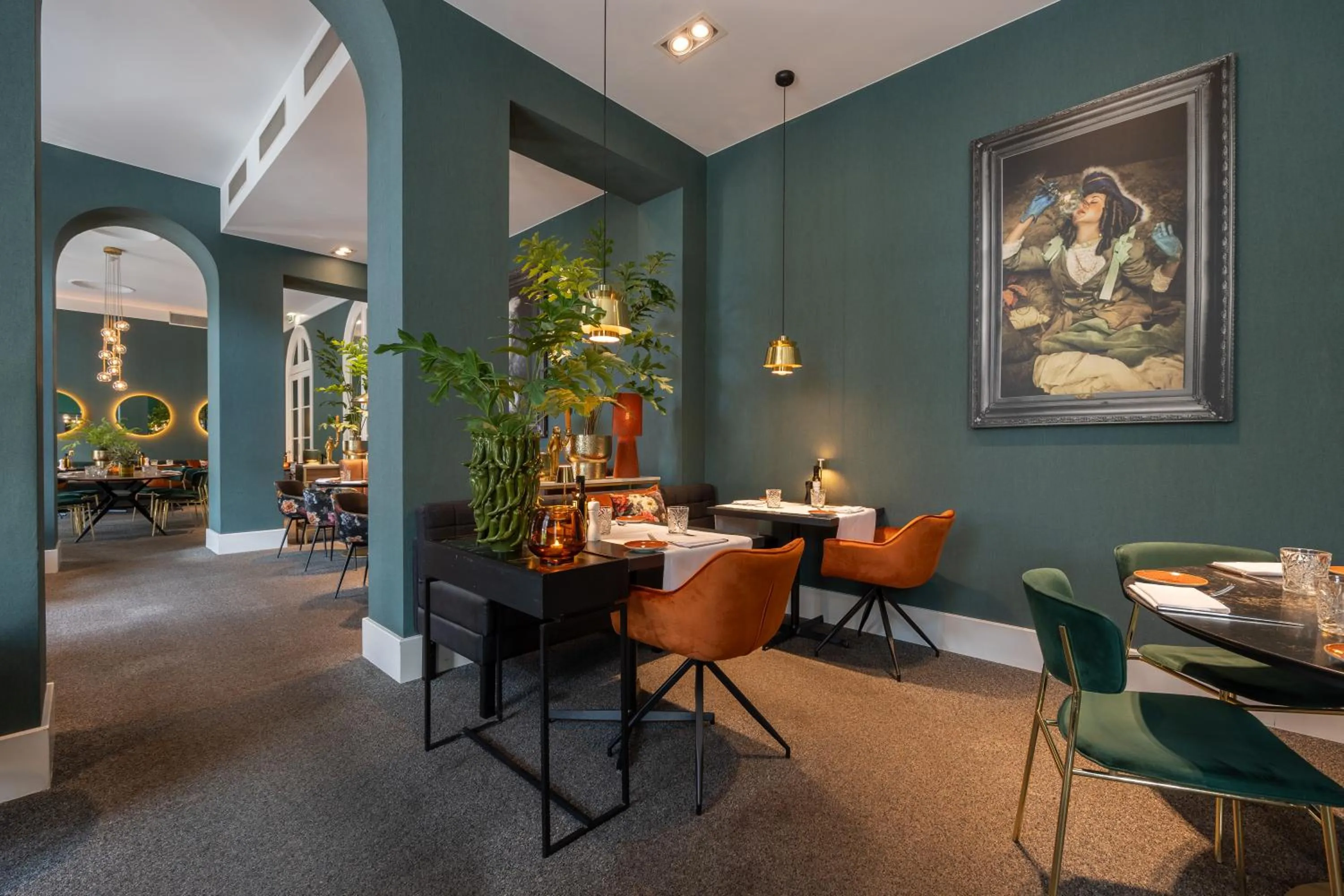 Restaurant/places to eat in Van Der Valk Hotel Brugge Oostkamp