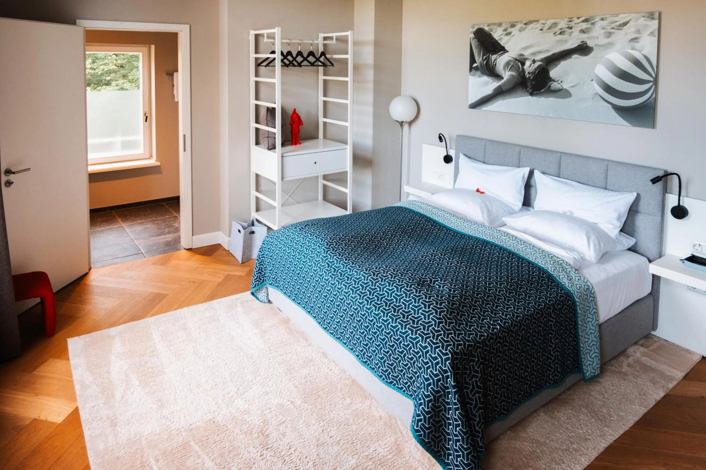 Bed in Villa Glanzstoff