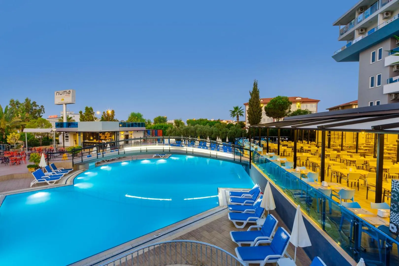 Pool view in Numa Konaktepe Hotel - All Inclusive