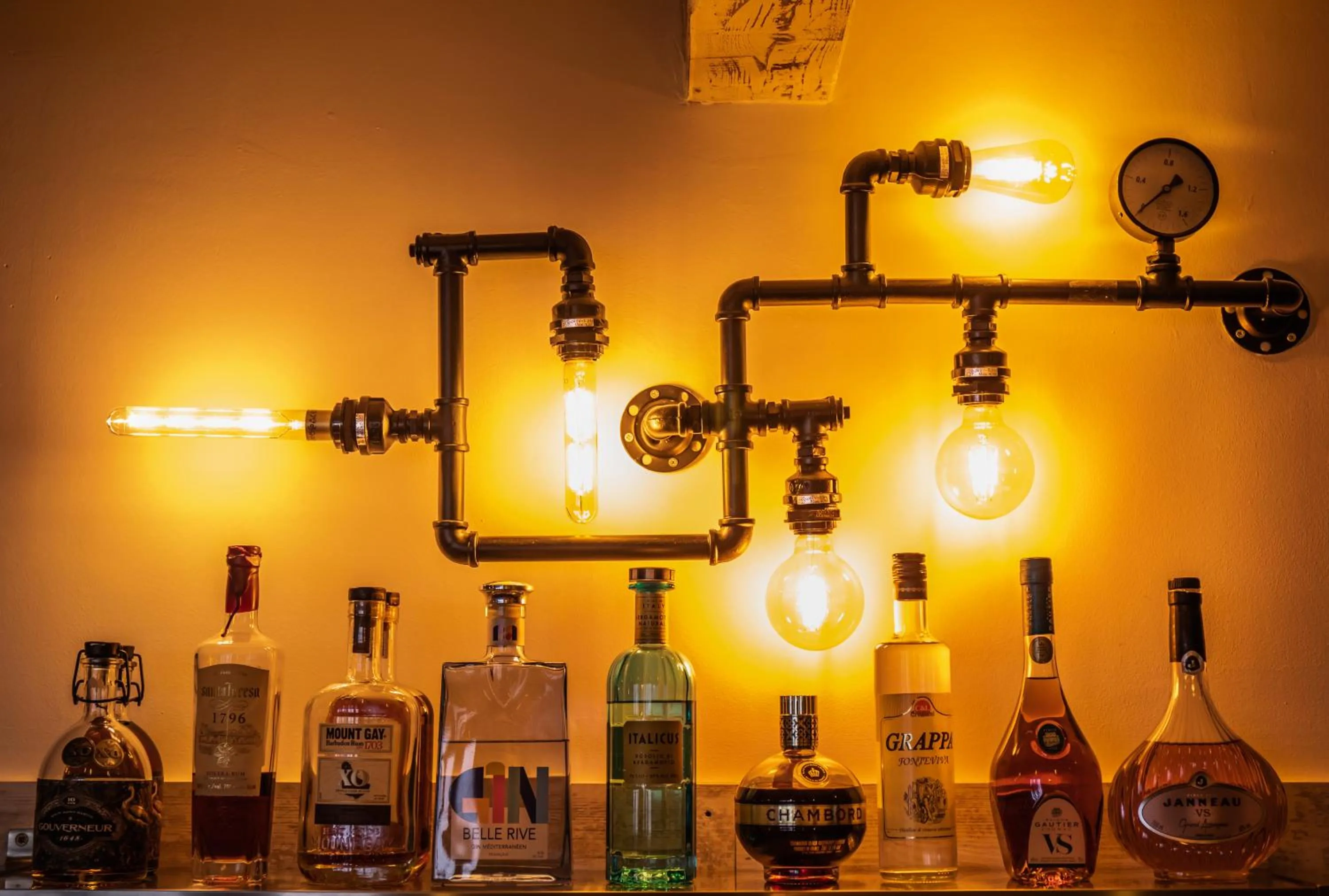 Lounge or bar in Auberge Sainte Marguerite