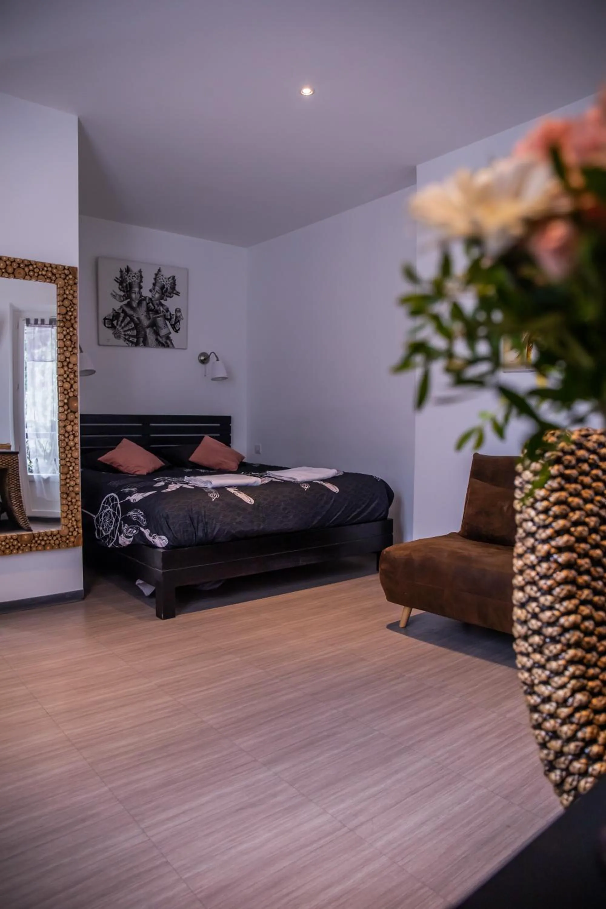 Bed in Auberge Sainte Marguerite