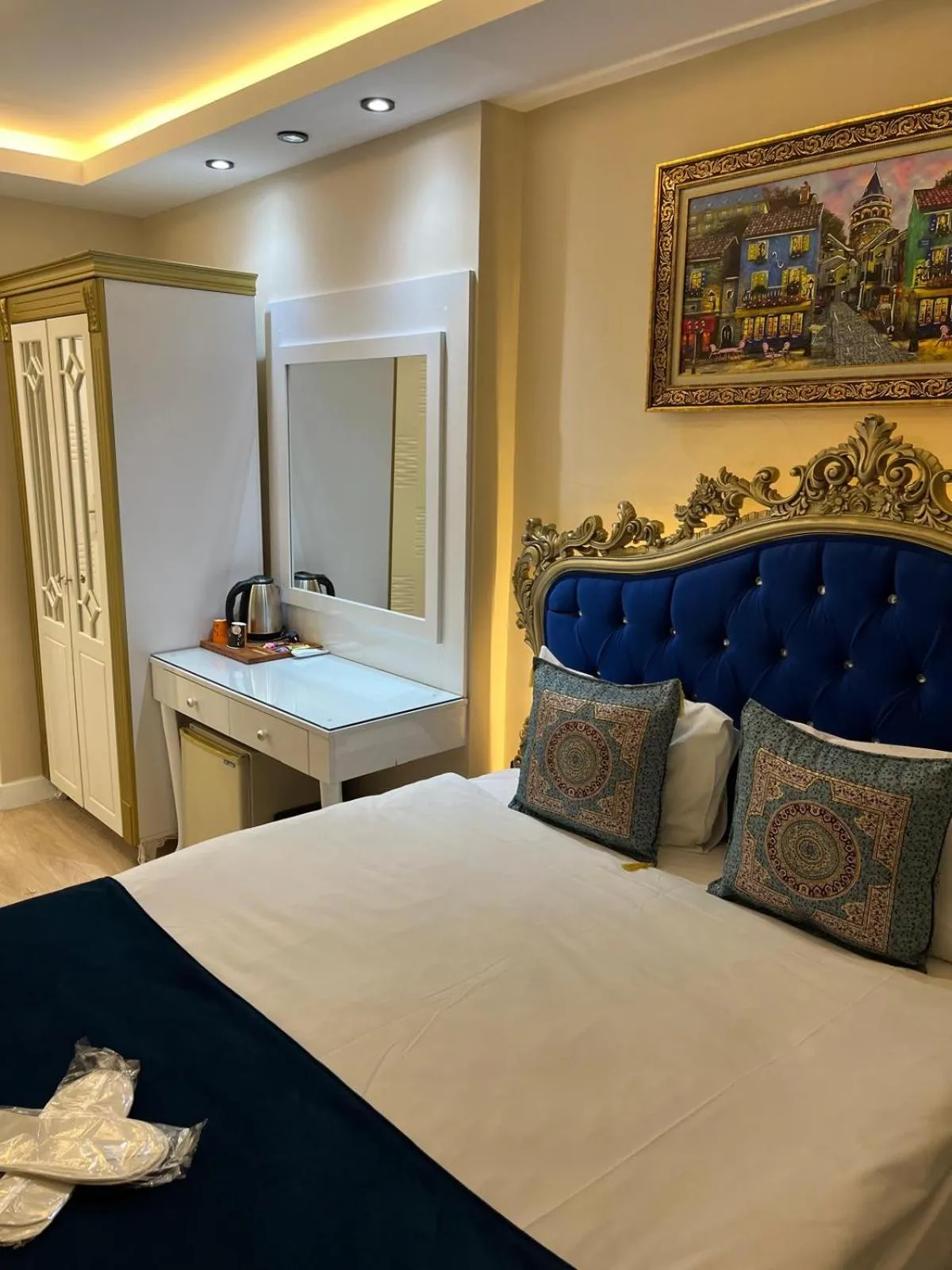 Bed in Hotel Barbarosa