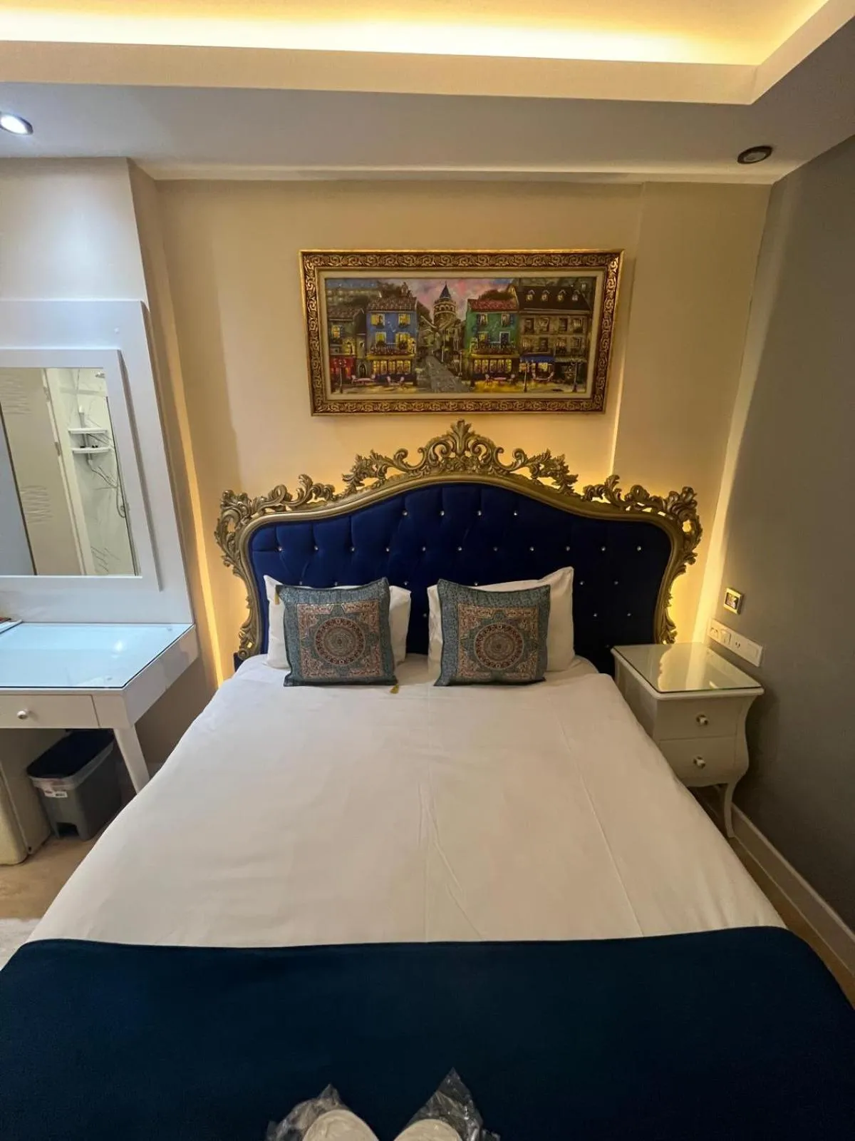 Bed in Hotel Barbarosa