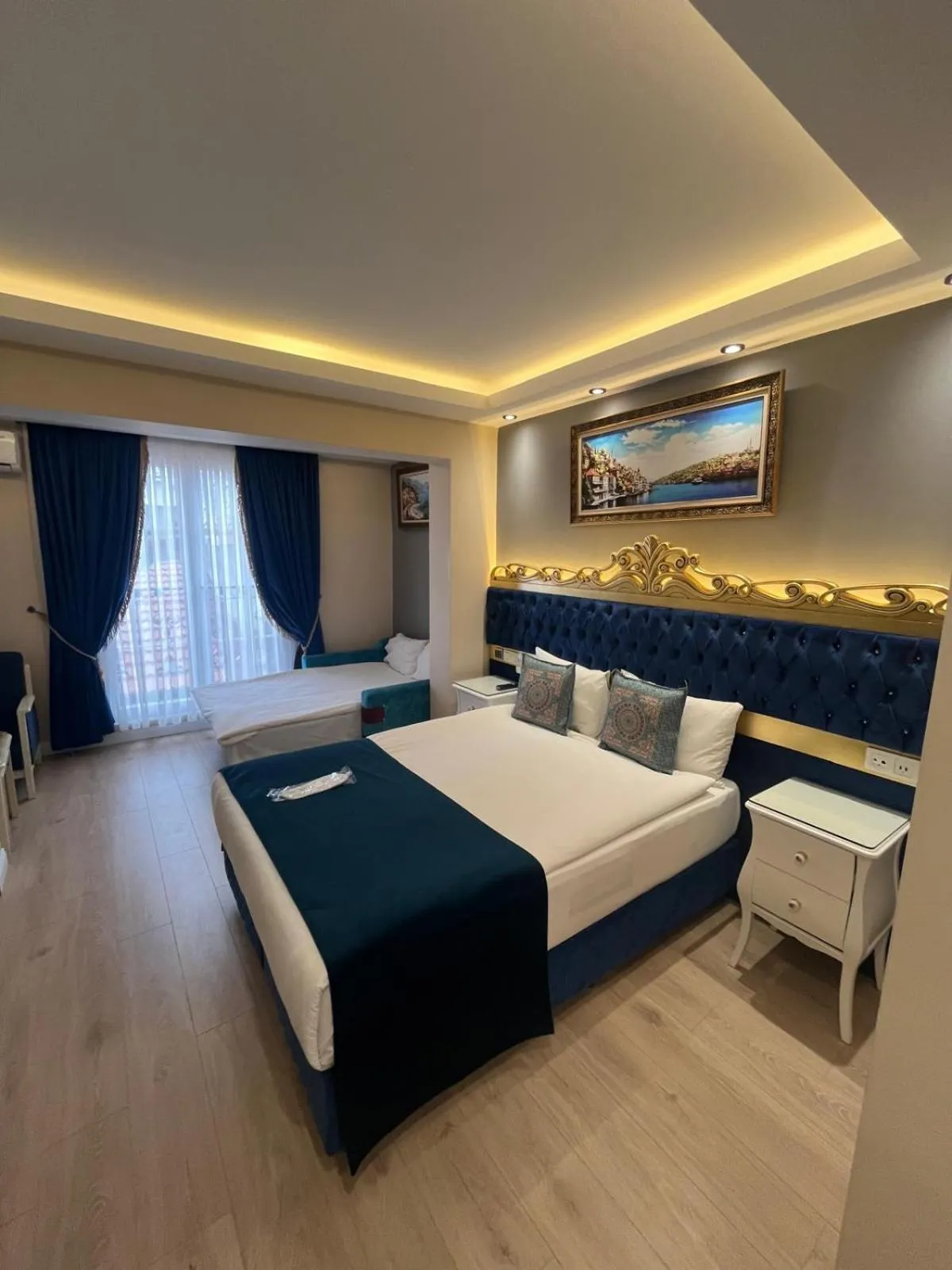 Bed in Hotel Barbarosa