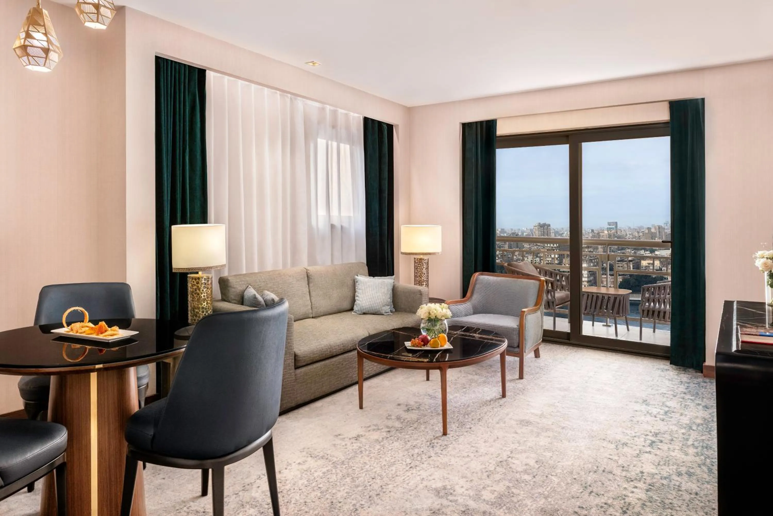 Seating area in Sofitel Cairo Downtown Nile