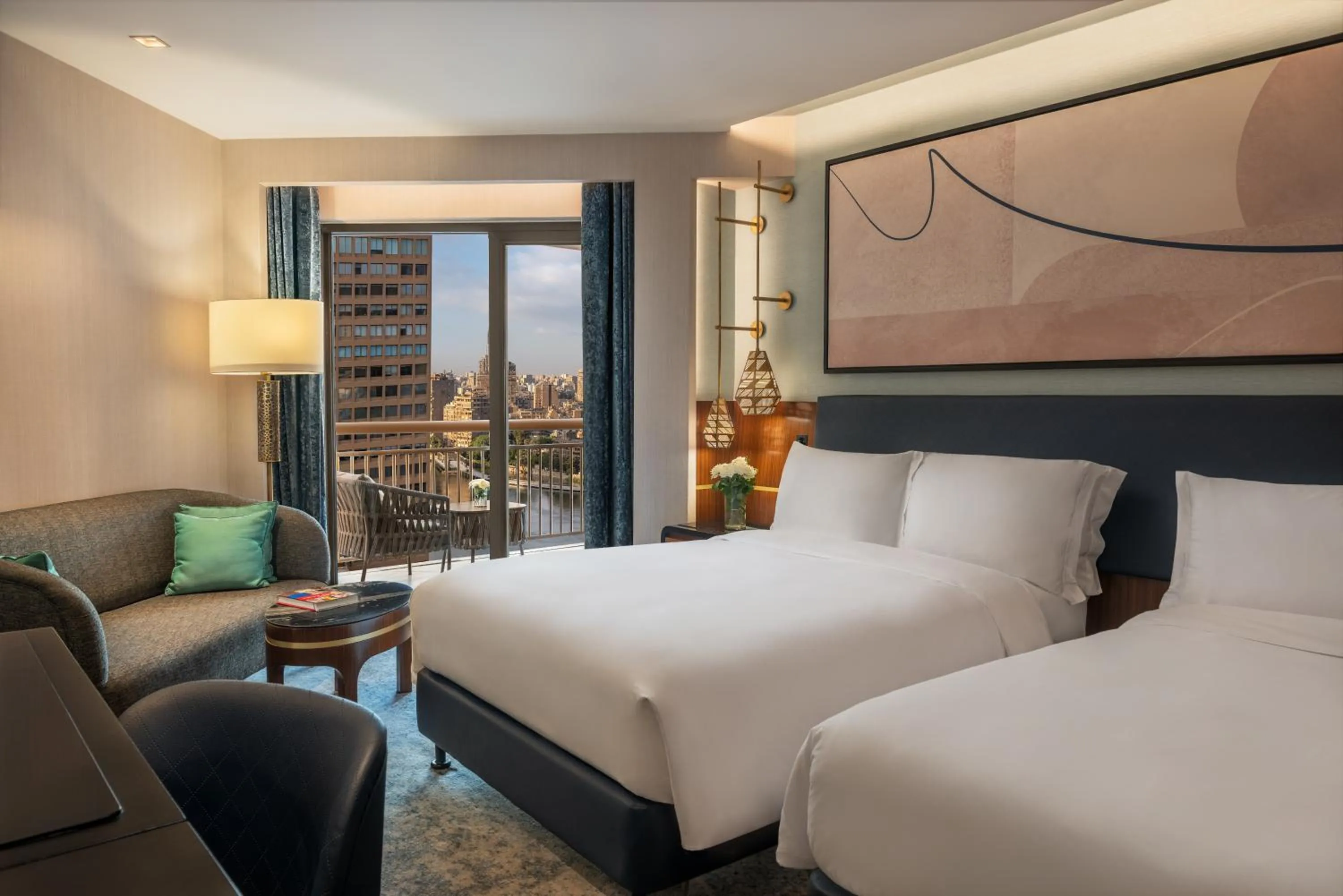 Bed in Sofitel Cairo Downtown Nile