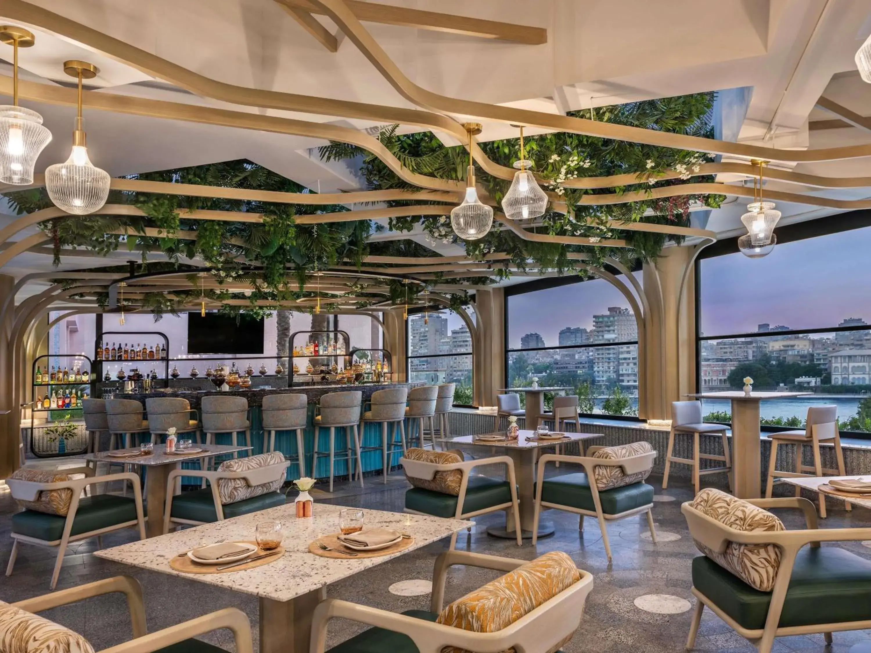 Restaurant/places to eat in Sofitel Cairo Downtown Nile Restaurant/places to eat in Sofitel Cairo Downtown Nile