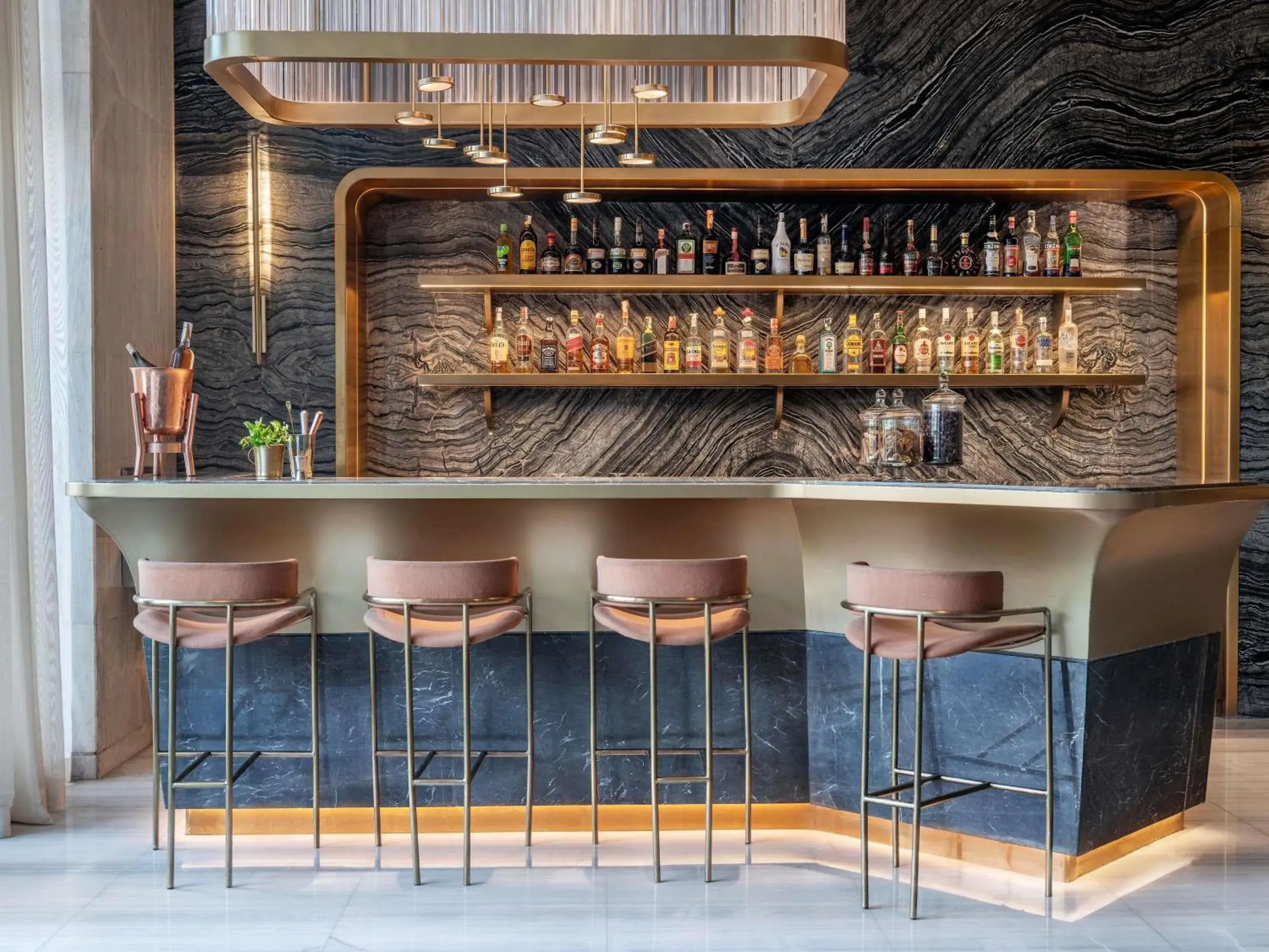 Lounge or bar in Sofitel Cairo Downtown Nile Lounge or bar in Sofitel Cairo Downtown Nile