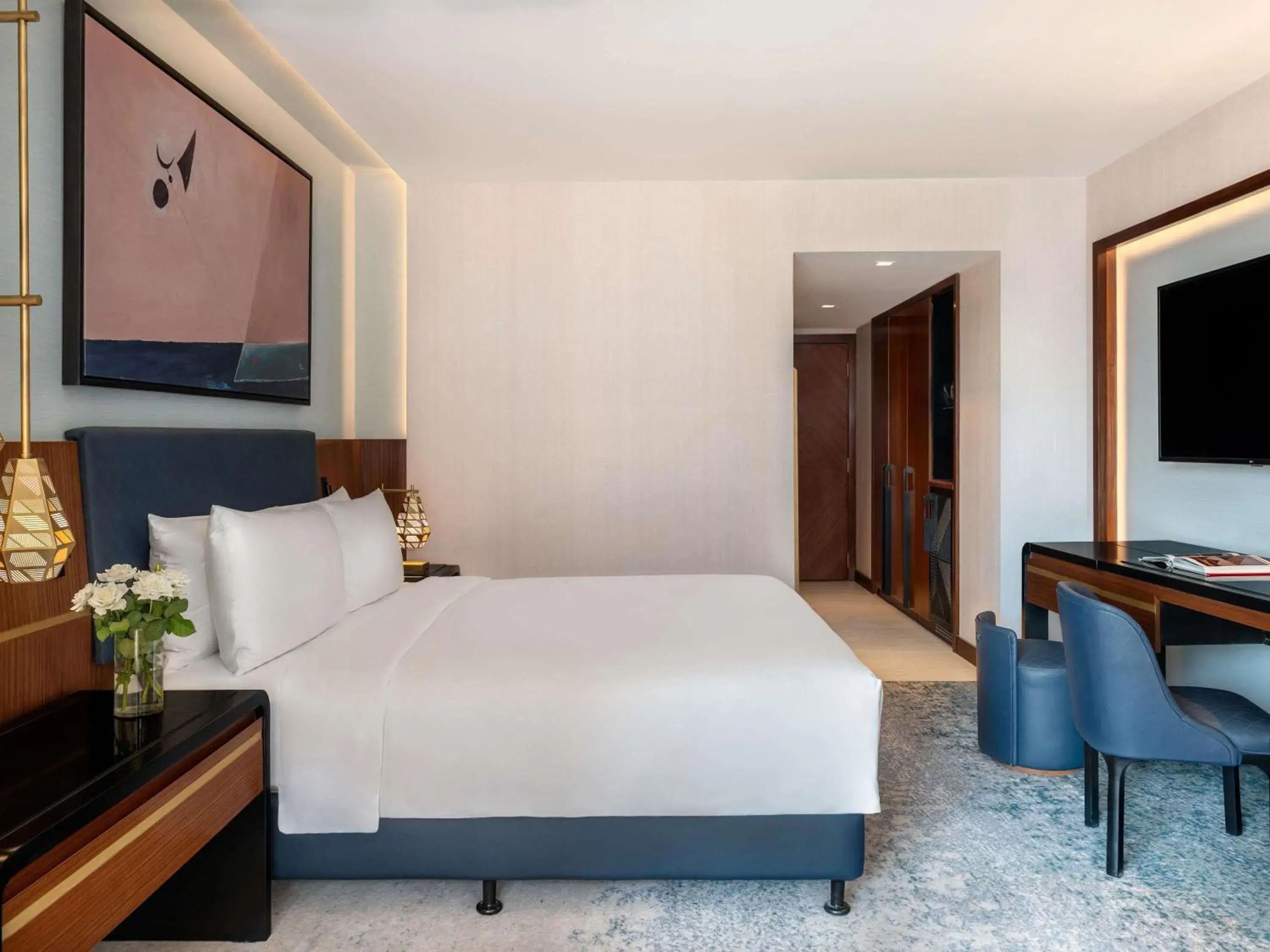 Bedroom, Bed in Sofitel Cairo Downtown Nile Bedroom, Bed in Sofitel Cairo Downtown Nile