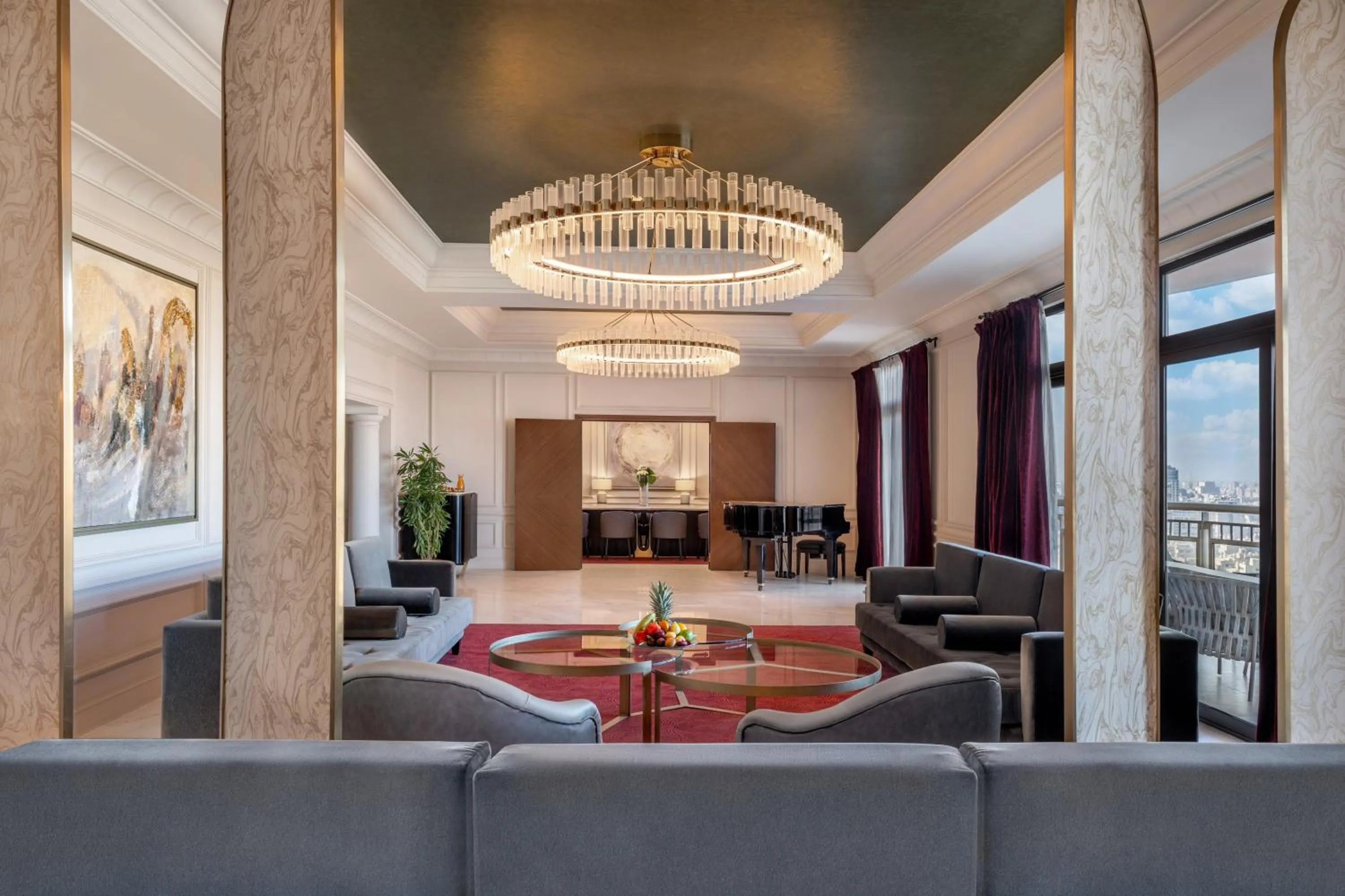 Living room in Sofitel Cairo Downtown Nile