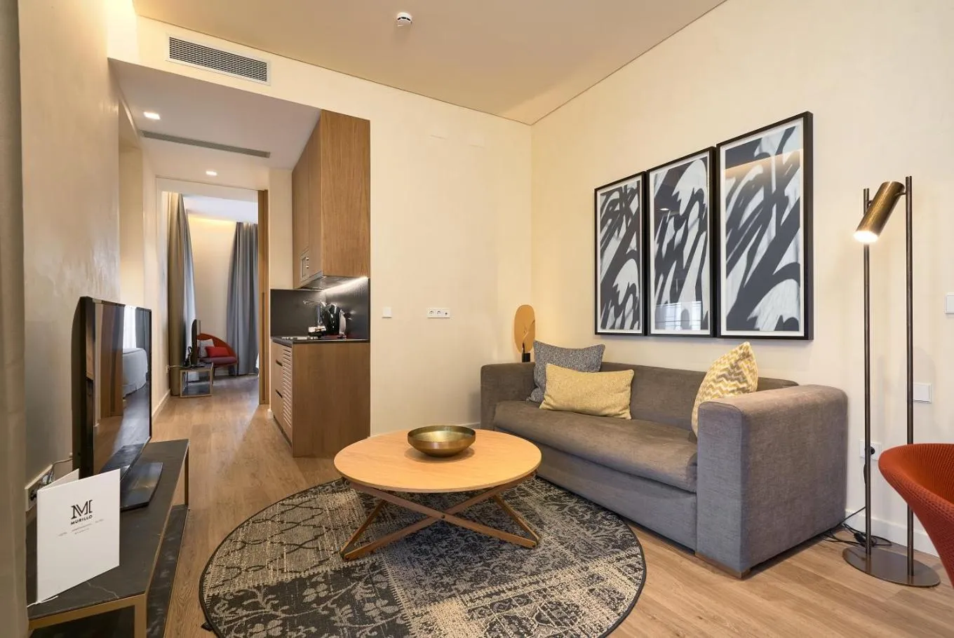 Living room in Suites Murillo Plaza Sta. Cruz