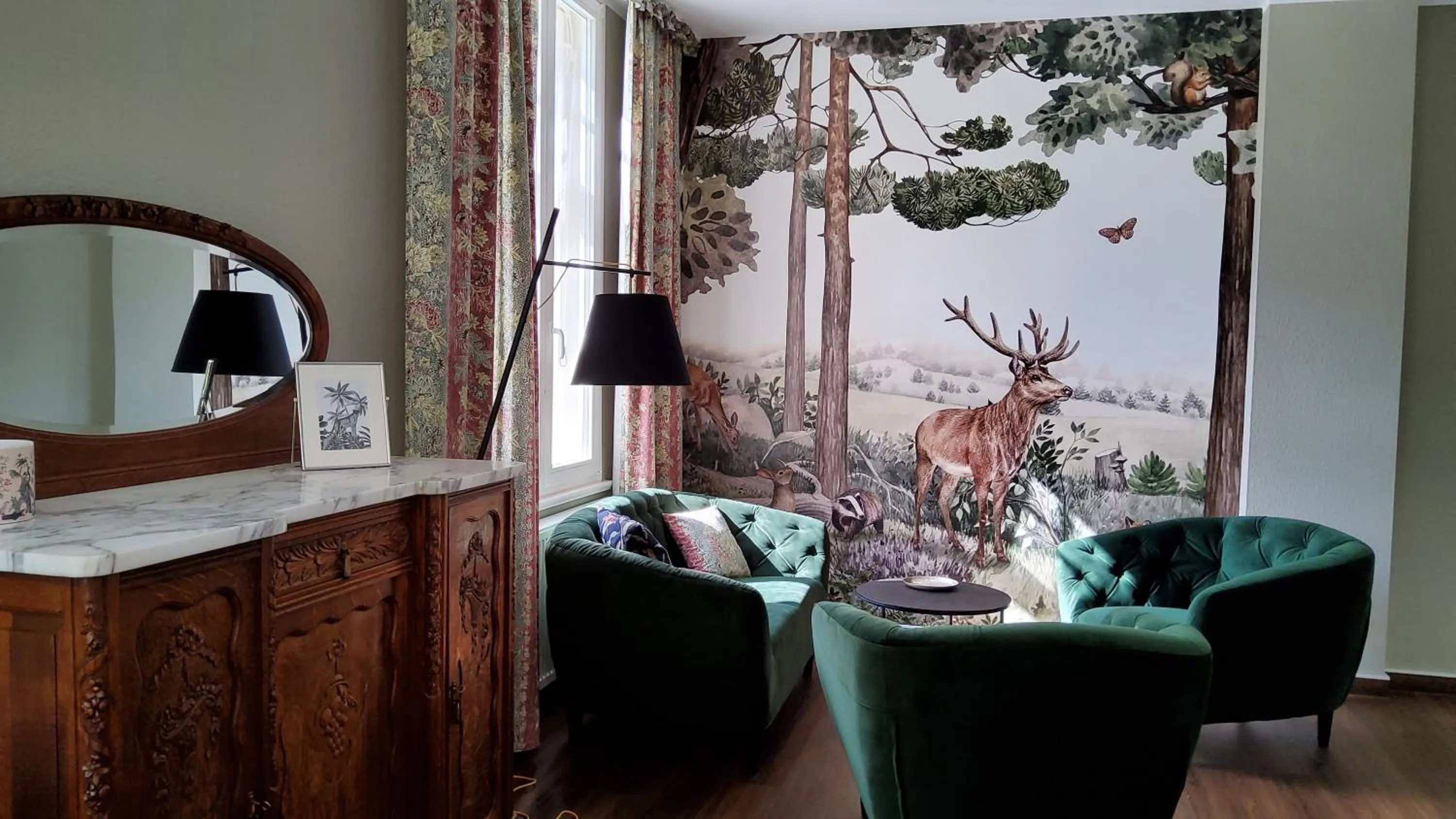 Living room in Hotel & Café KleinerGrünauer