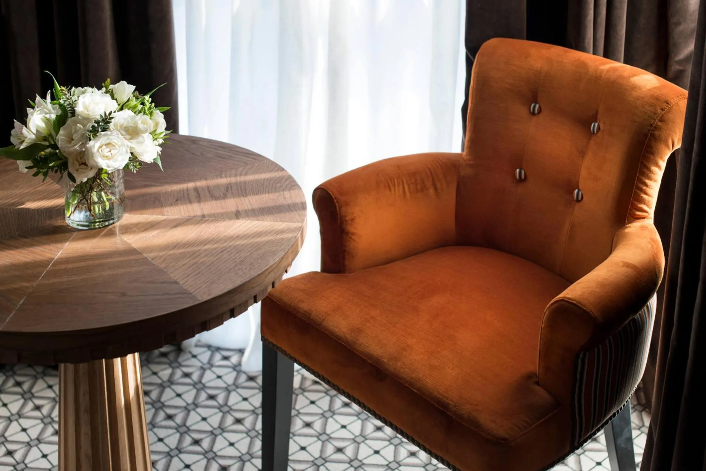 Seating area in The First One Madrid Preciados