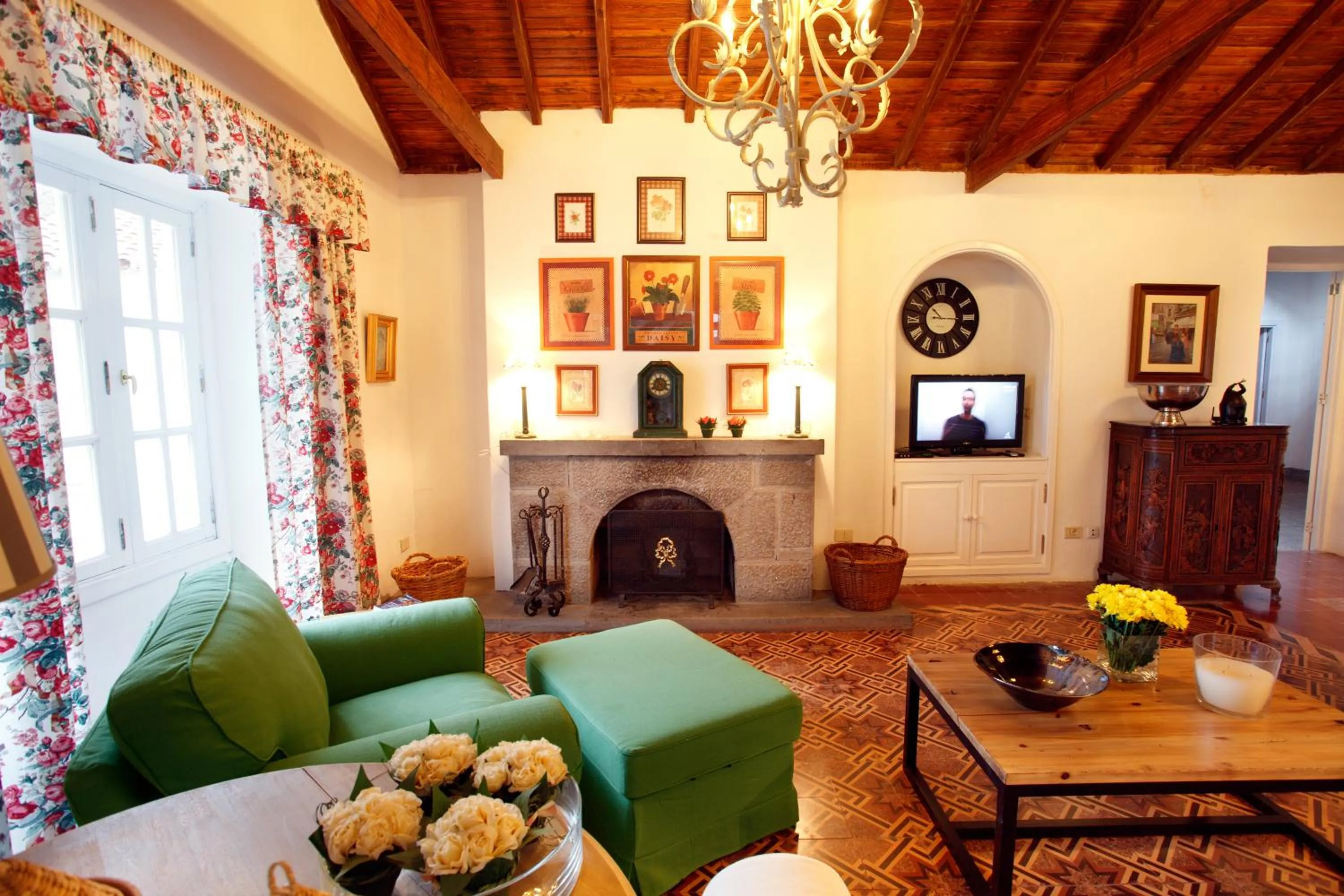 Living room in Casa Rural La Asomadita