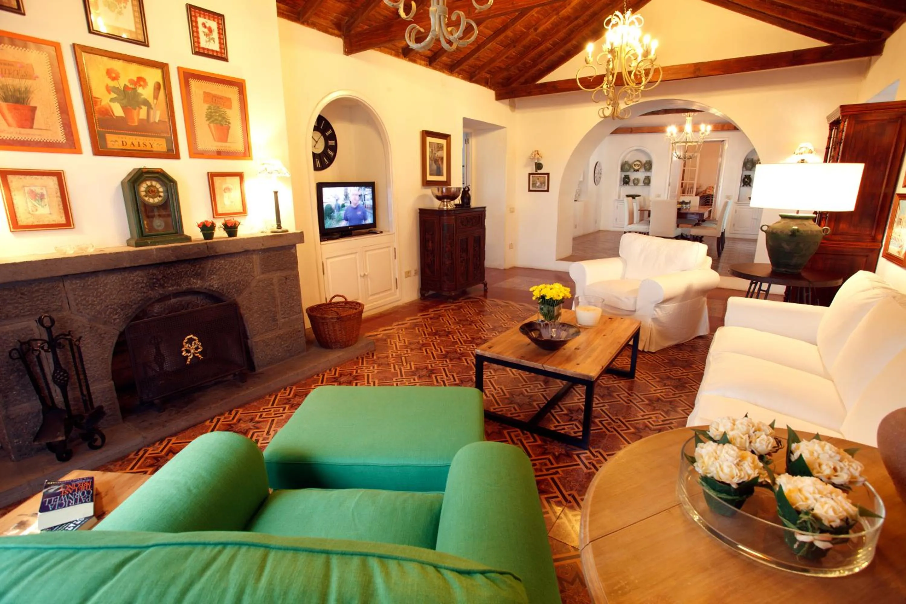 Living room in Casa Rural La Asomadita