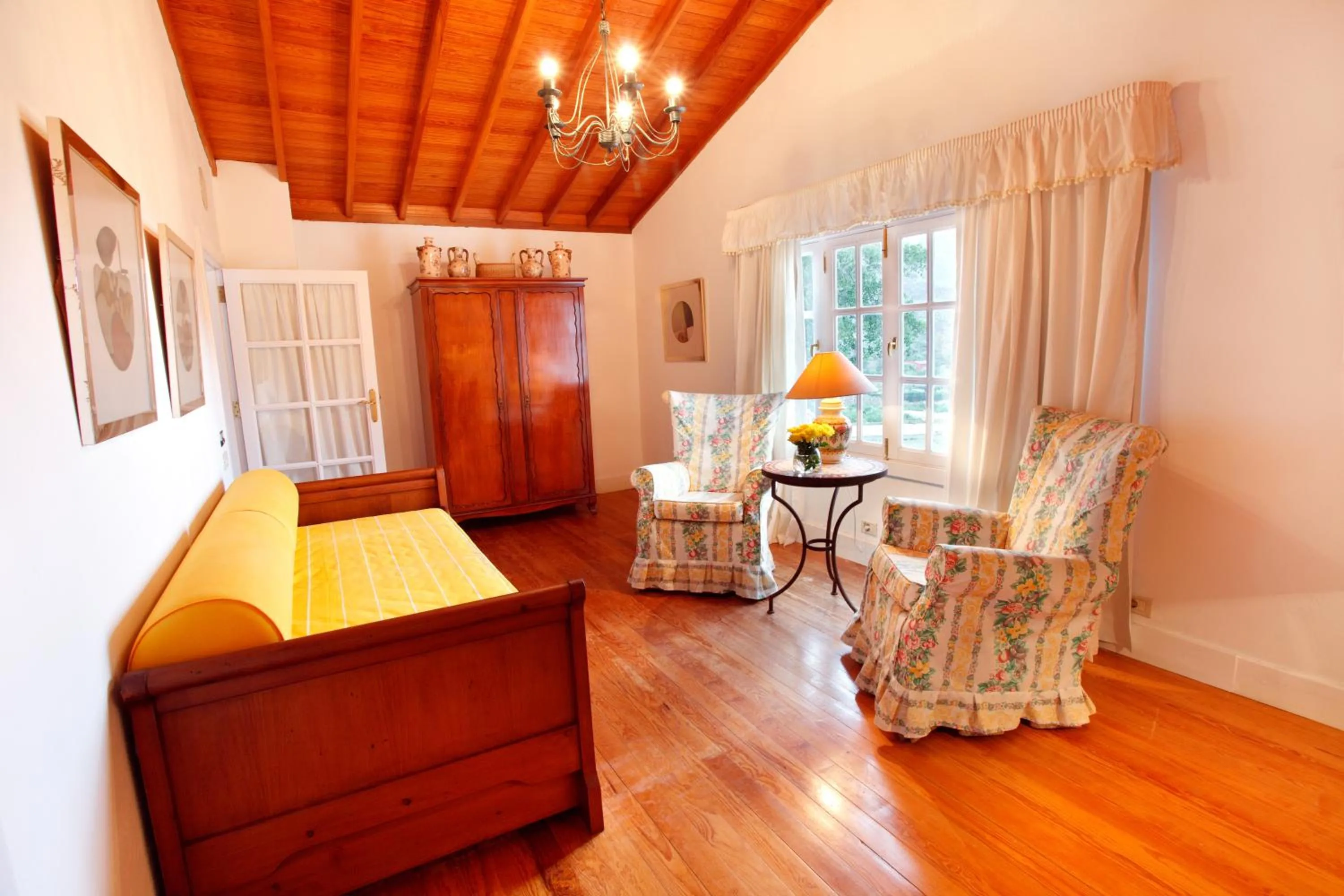 Living room in Casa Rural La Asomadita