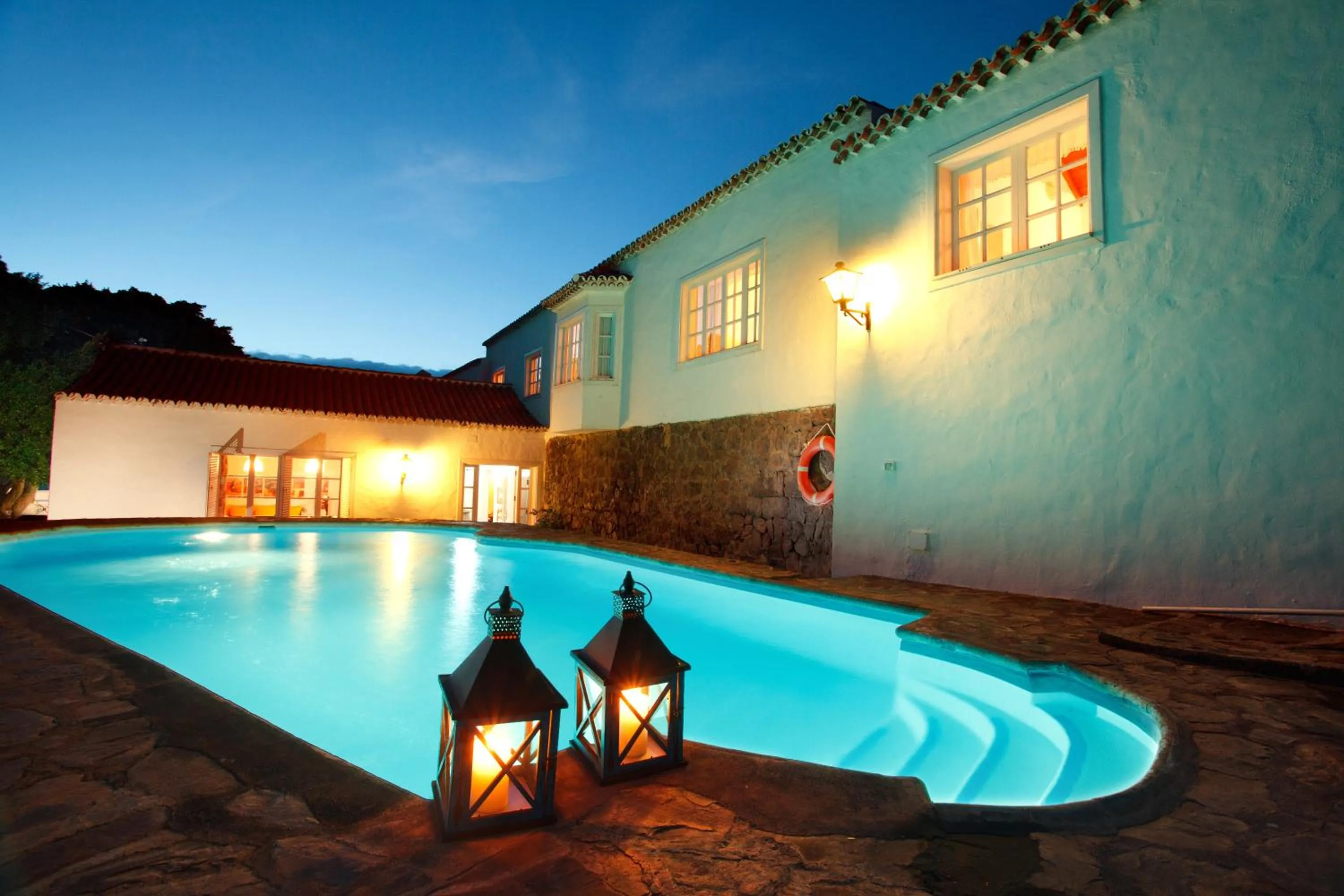 Pool view in Casa Rural La Asomadita