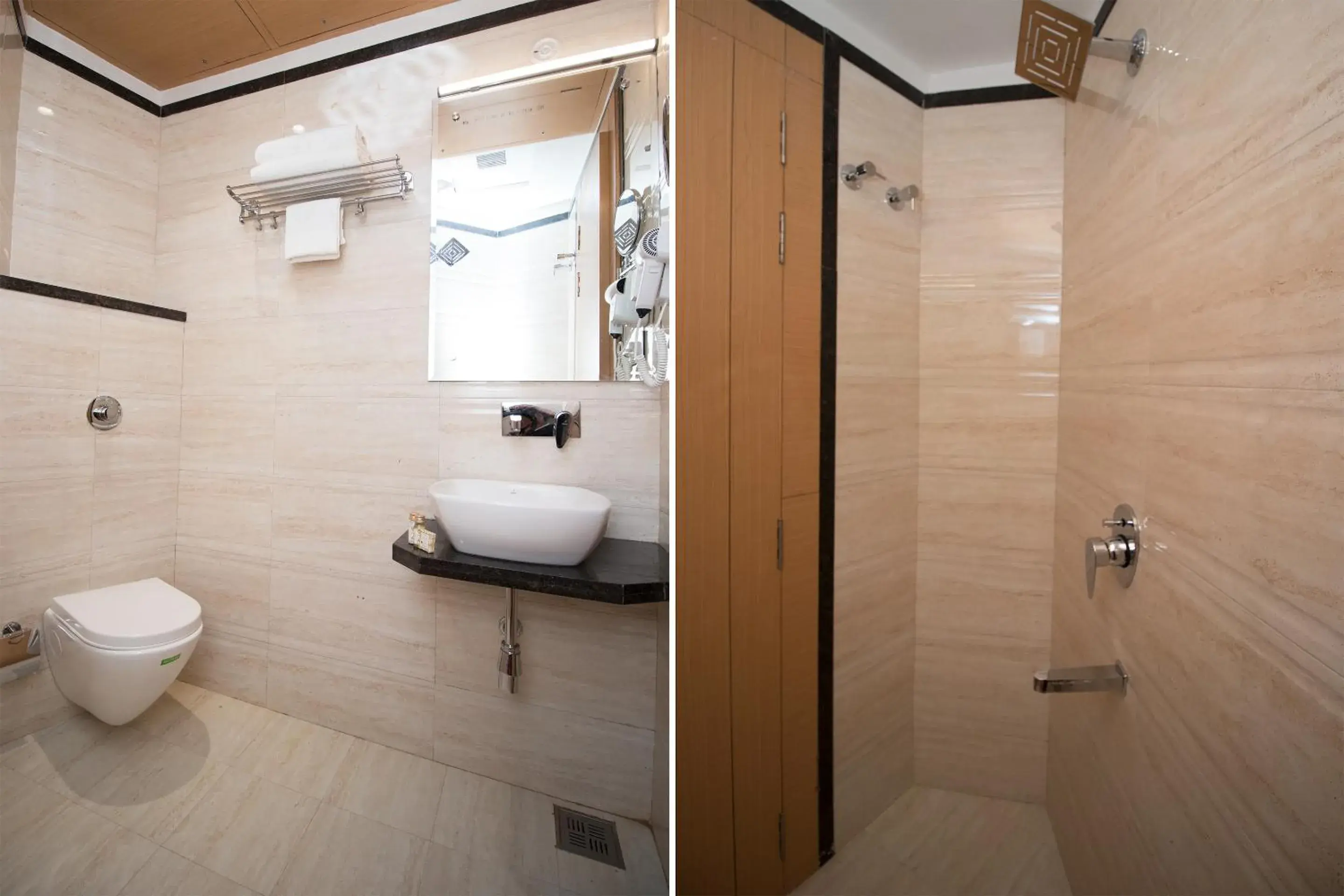 Bathroom in Hotel Vagmi Bathroom in Hotel Vagmi