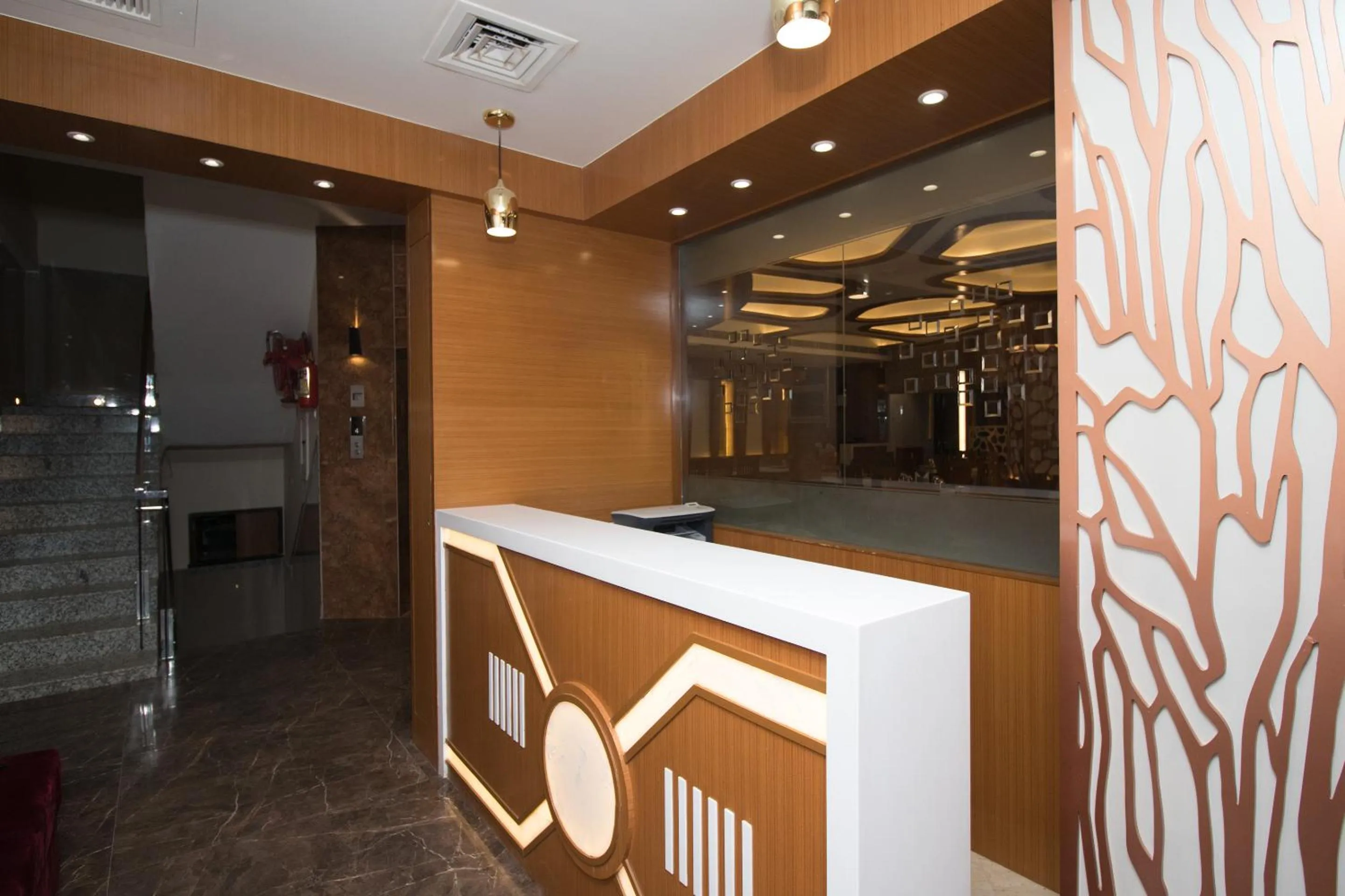 Lobby or reception in Hotel Vagmi