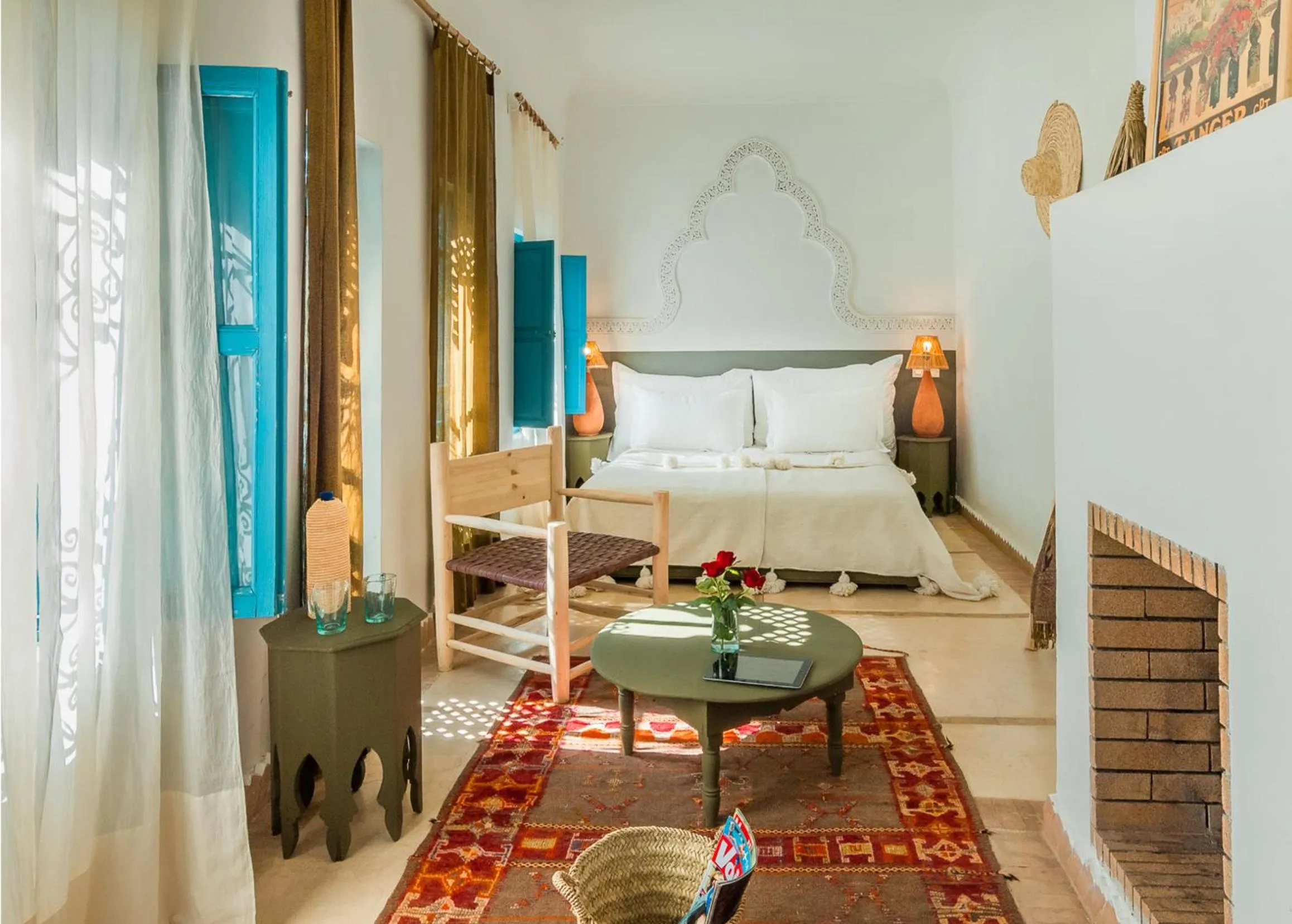 Photo of the whole room, Bed in Riad Chamali