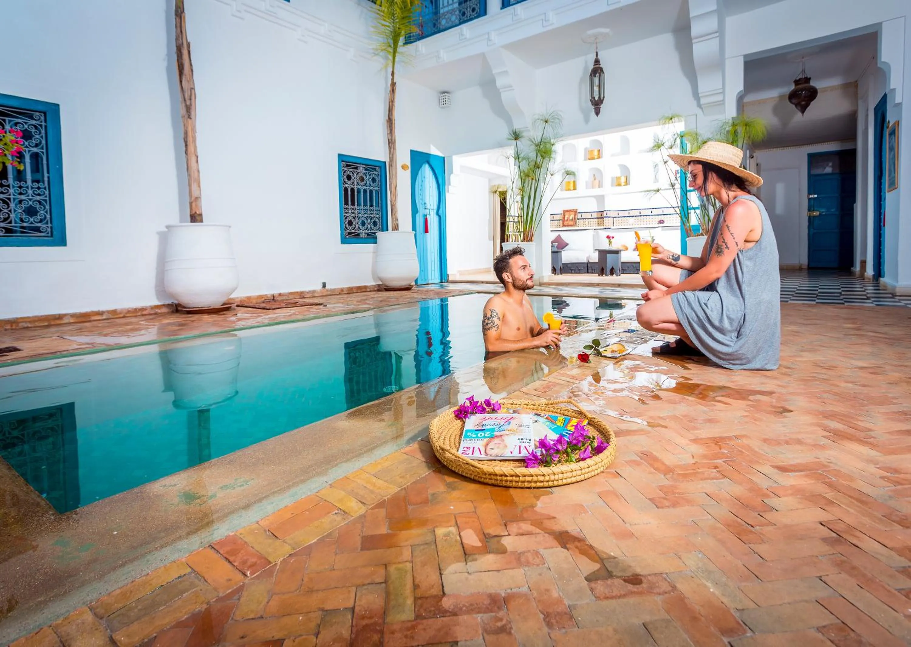 Swimming pool in Riad Chamali