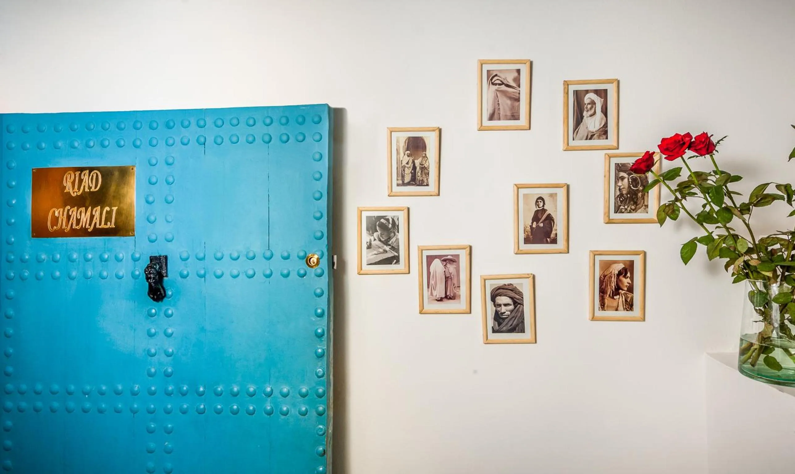 Facade/entrance in Riad Chamali