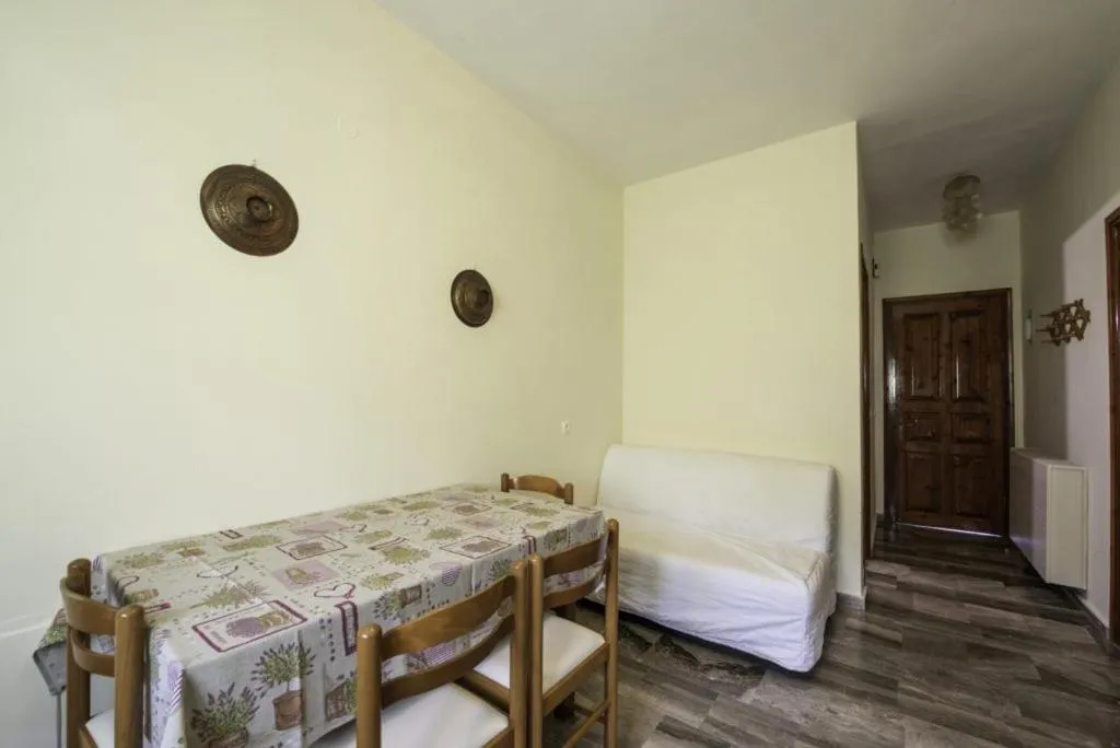 Bed in Miltiadis Apartments Spiti Miltiadis