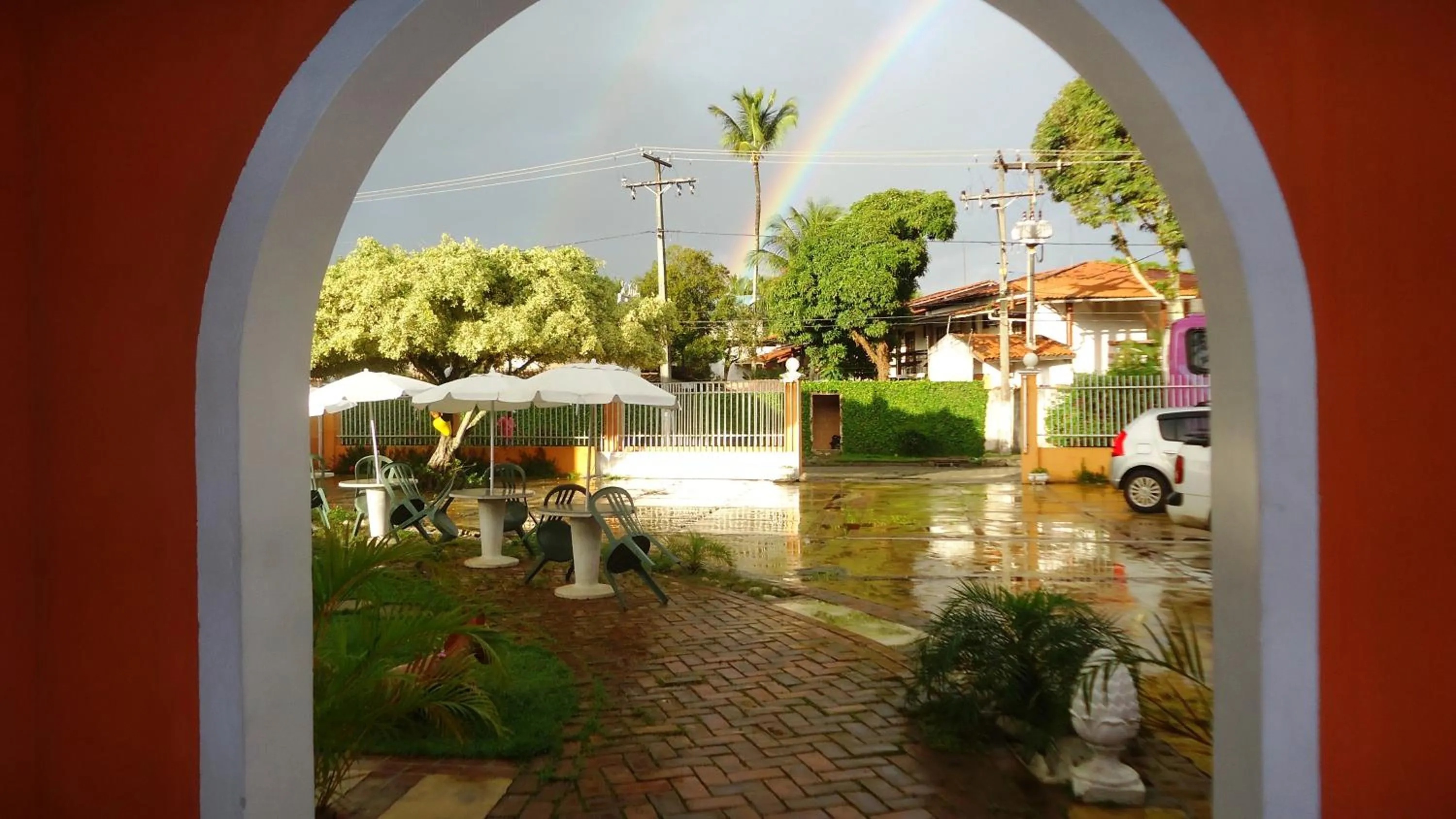 Patio in Vale Verde Praia Hotel