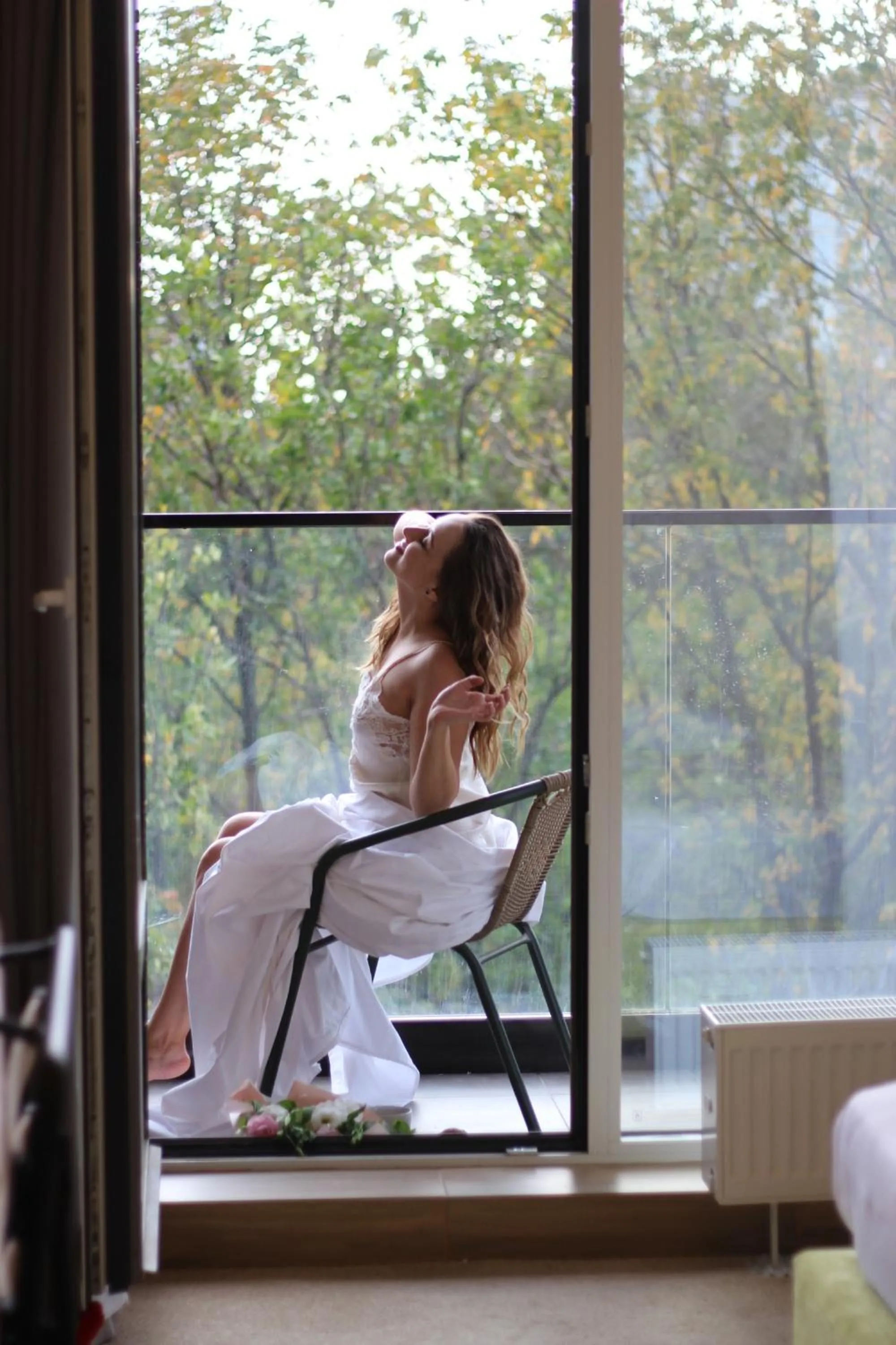 Garden view in Apart hotel Greenwood near Sea