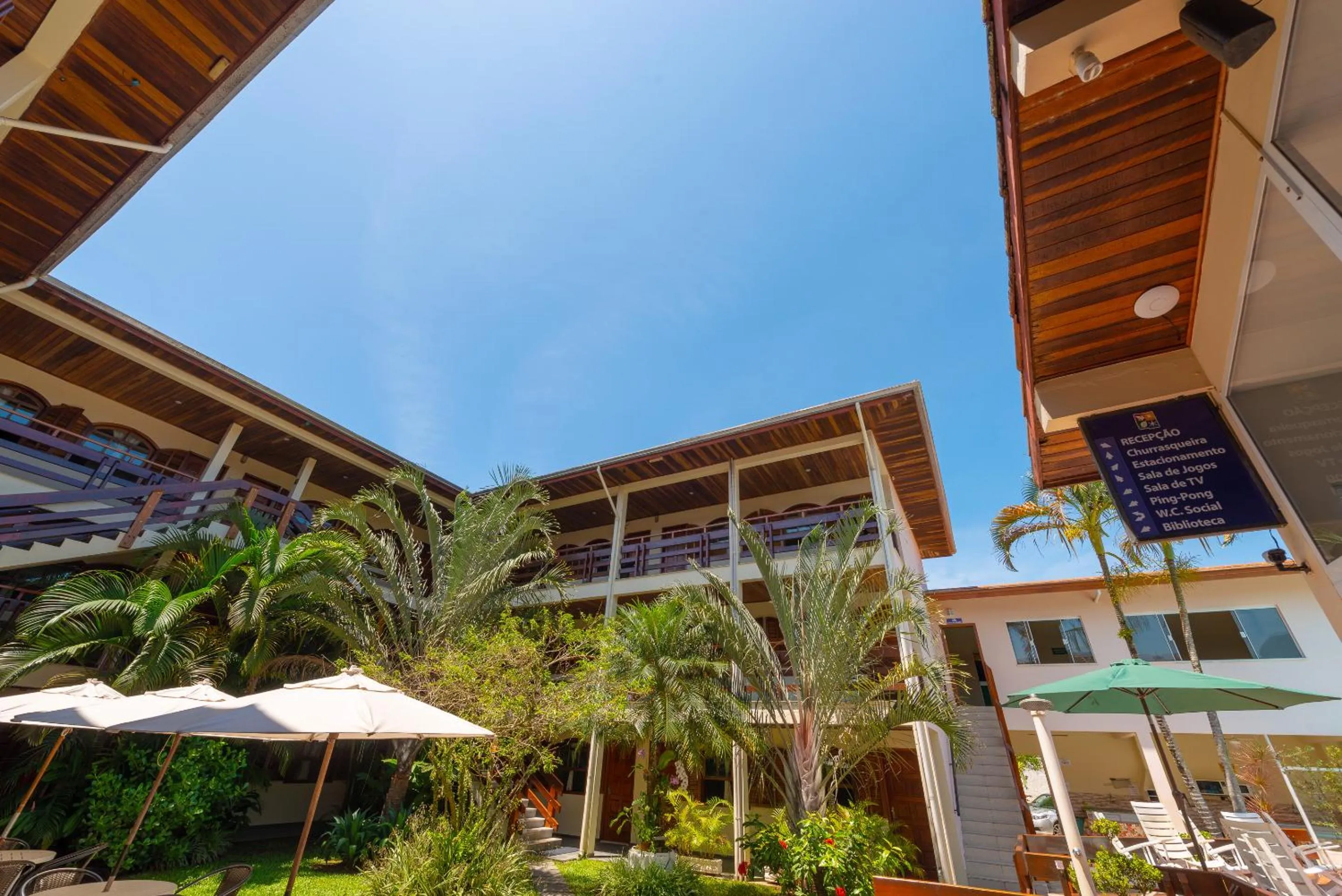 Garden view in Chalés Four Seasons