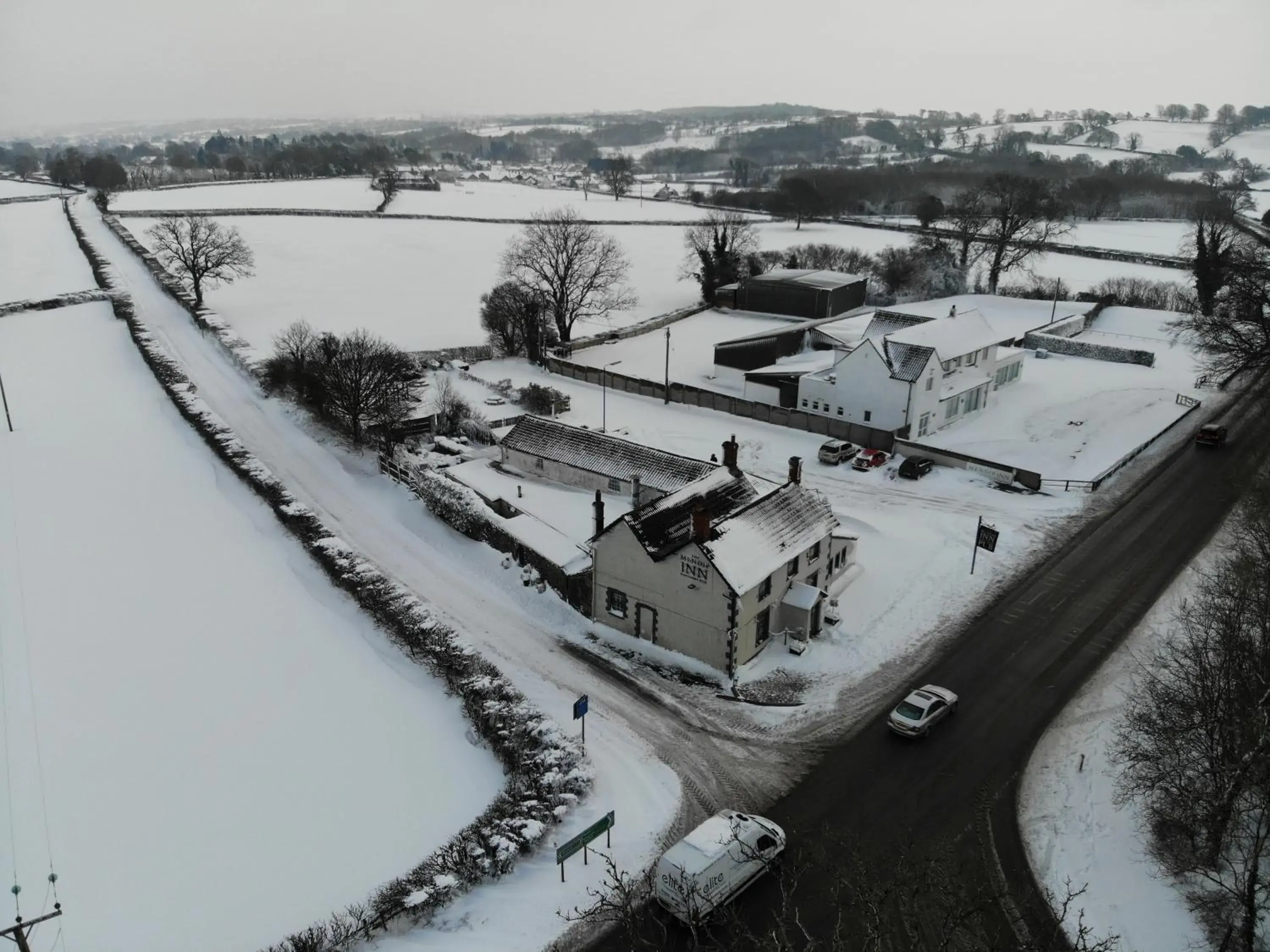 Property building in The Mendip Inn Property building in The Mendip Inn