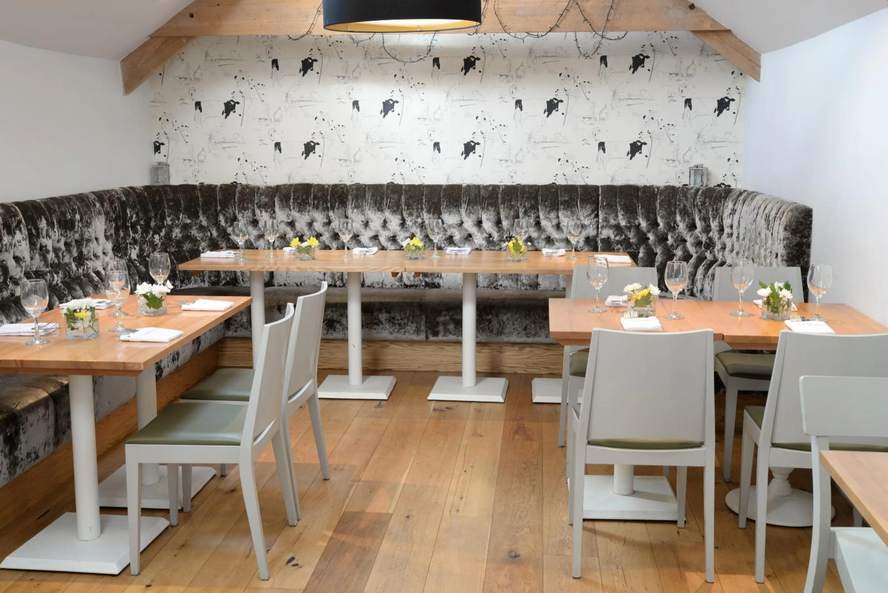 Dining area in The Mendip Inn