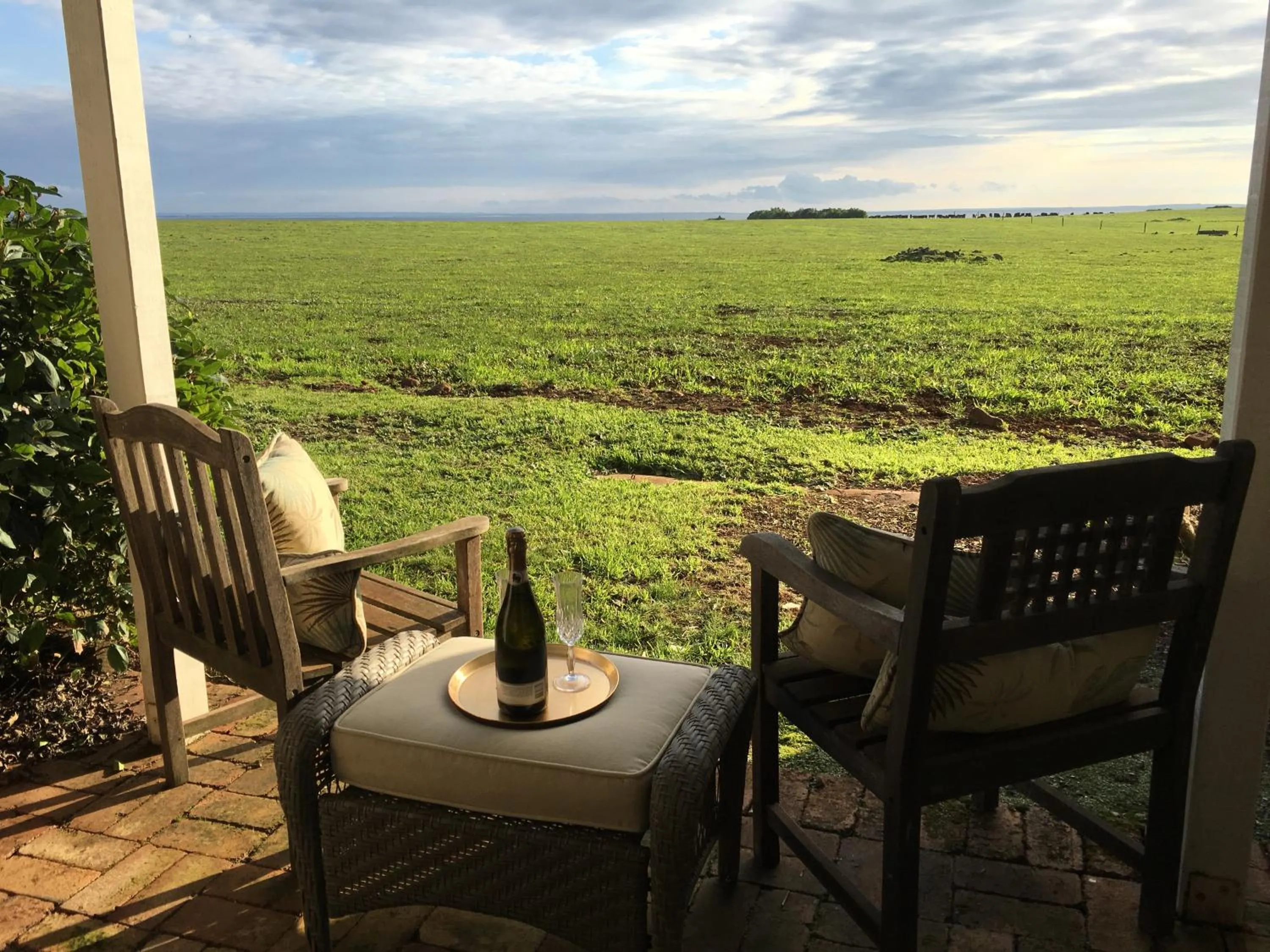 Patio in Cable Station Accommodation