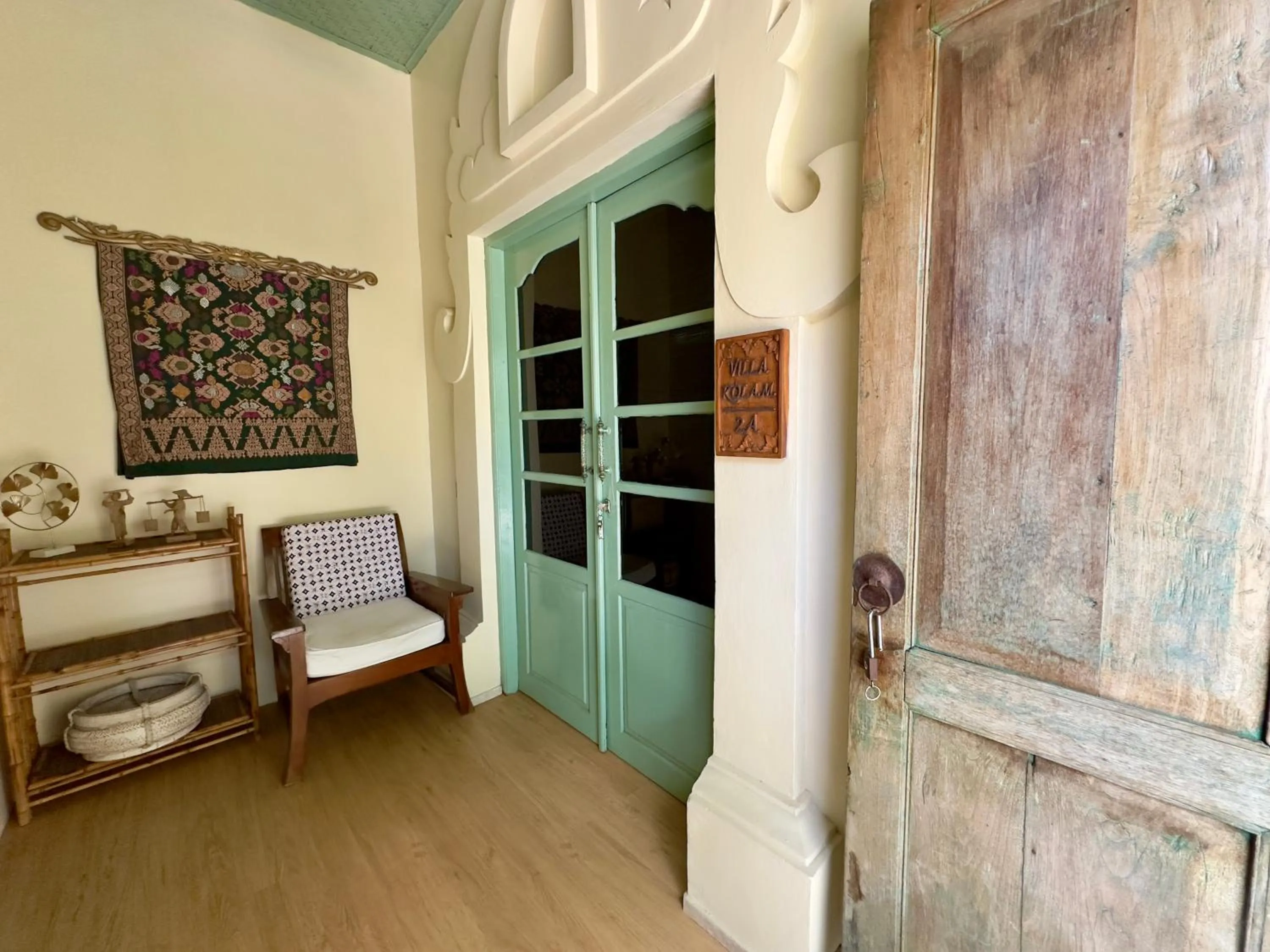 Bed in Aashaya Jasri Resort