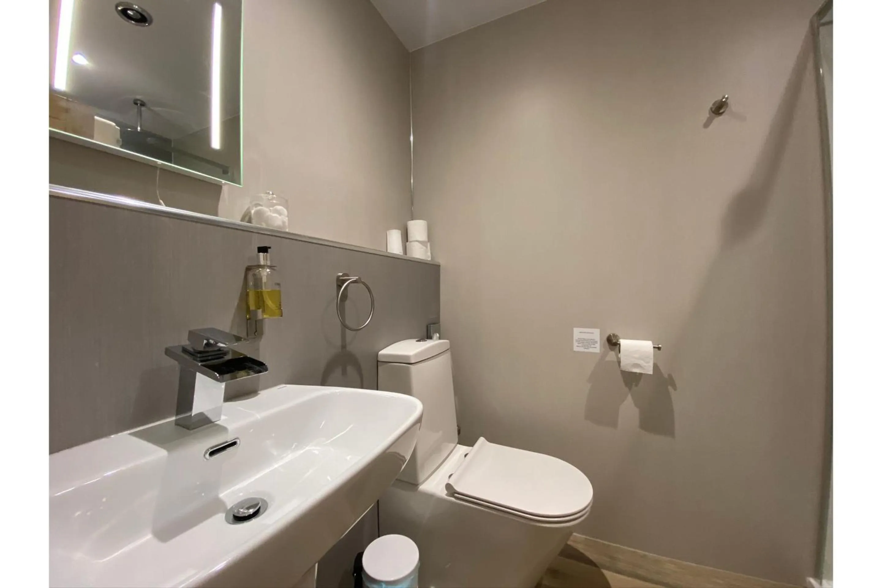 Bathroom in Harmony Apartments