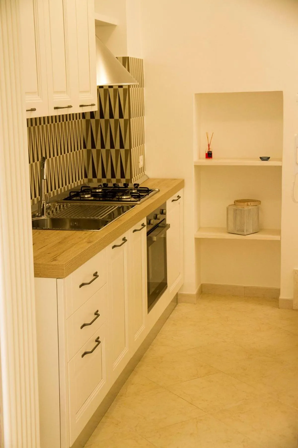 Kitchen or kitchenette in Casa Giannina B&B