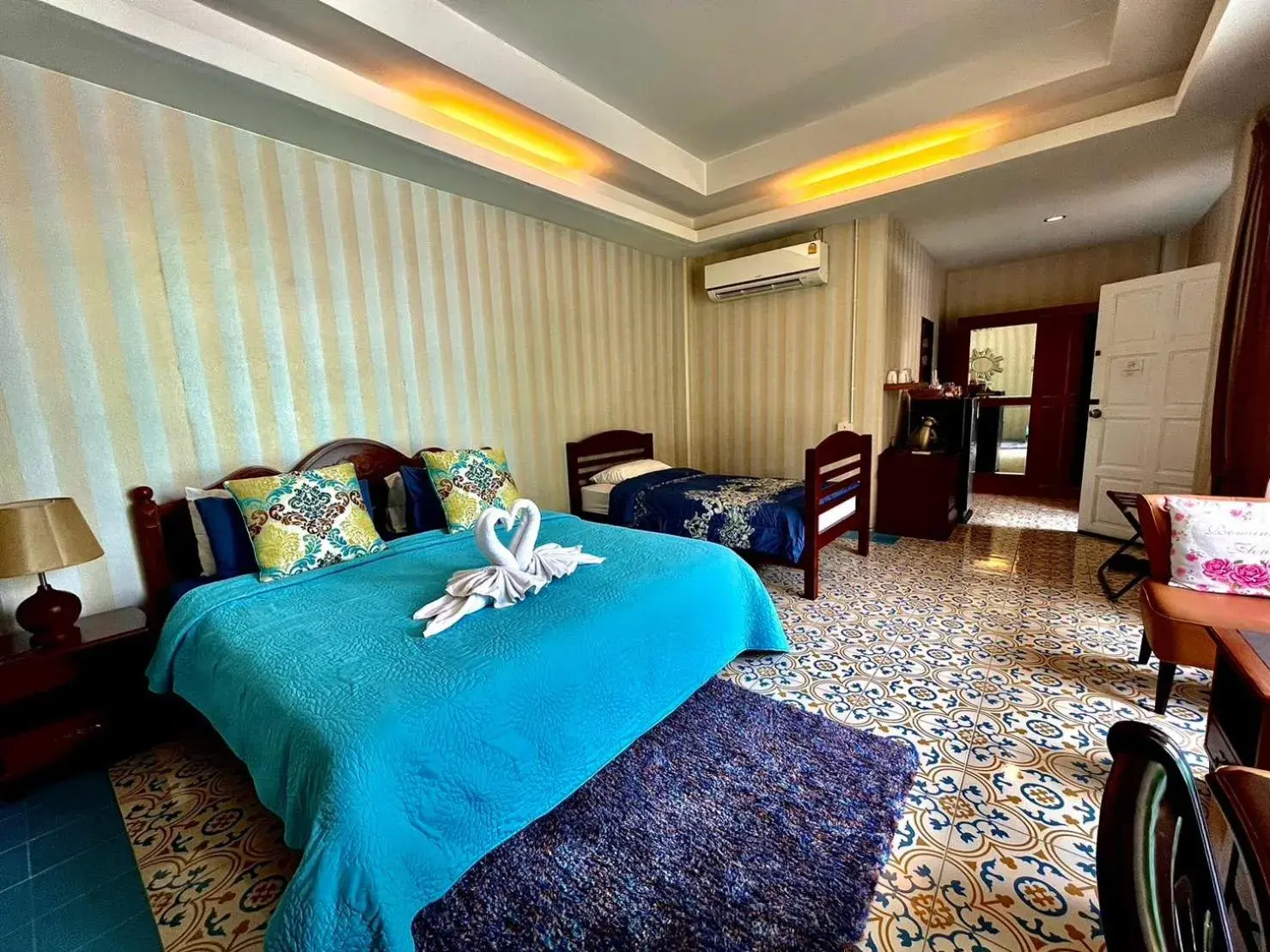 Bed in Vongdeuan Resort Bed in Vongdeuan Resort