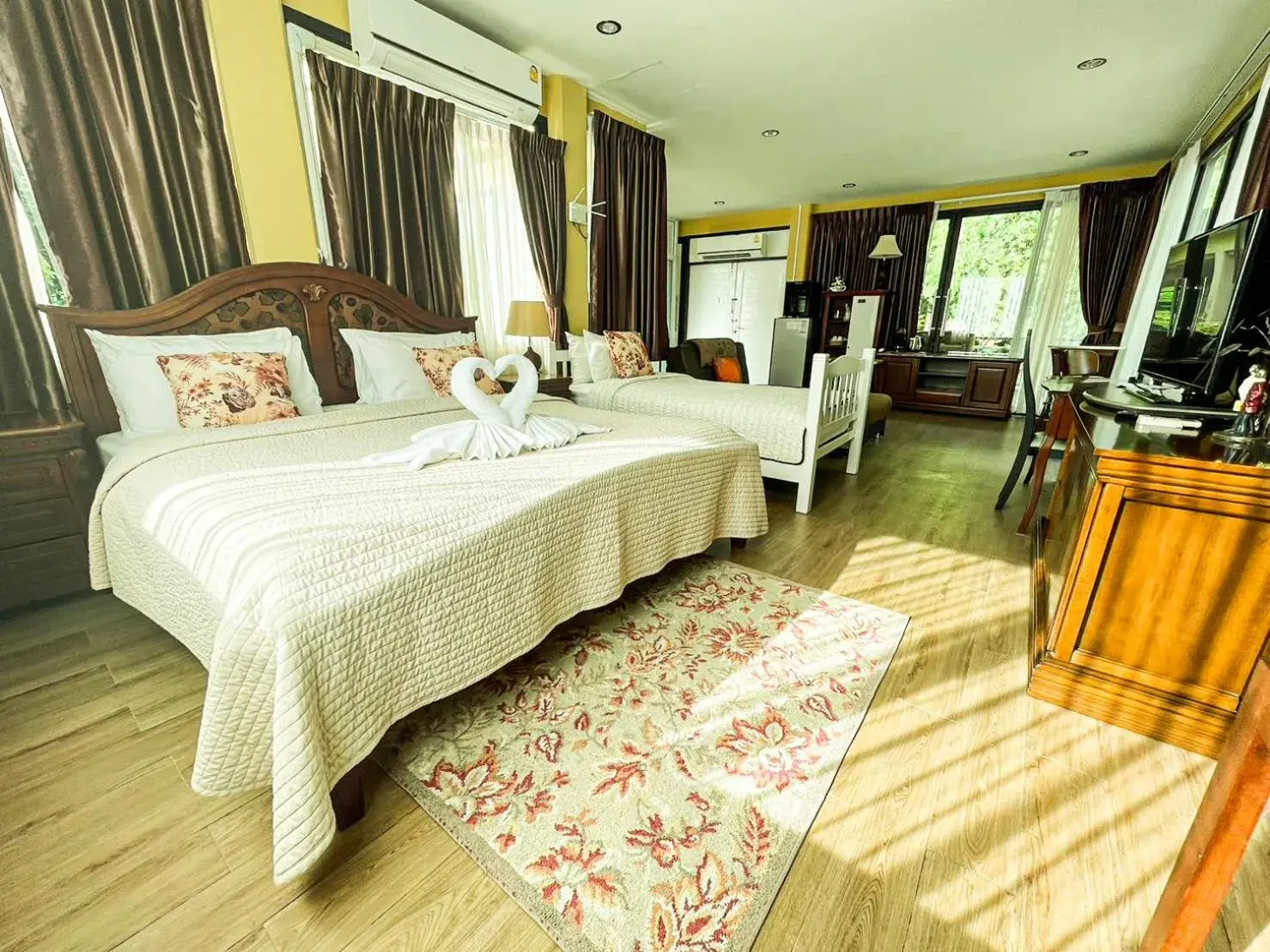 Bed in Vongdeuan Resort Bed in Vongdeuan Resort