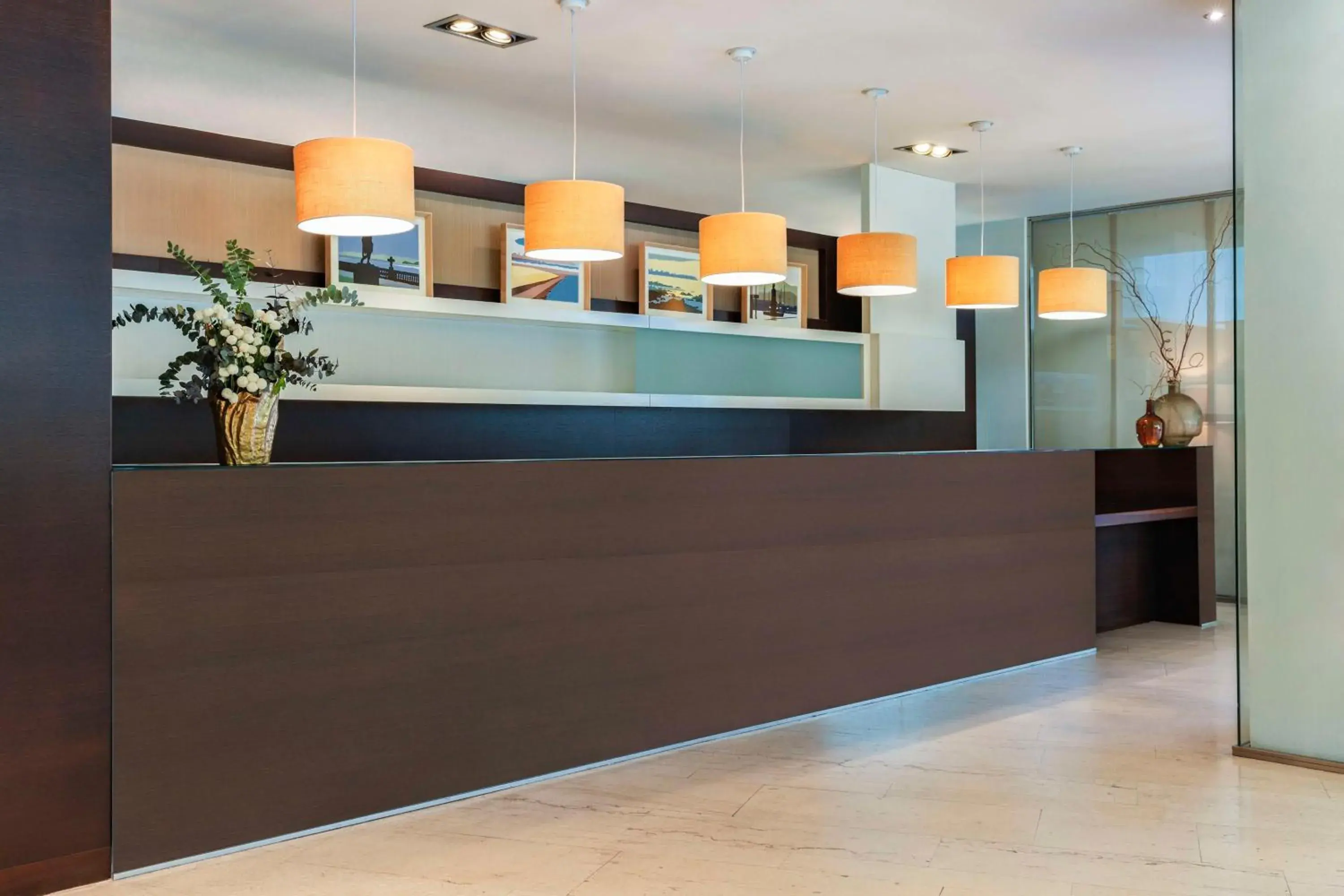 Lobby or reception in NH Gijón Lobby or reception in NH Gijón