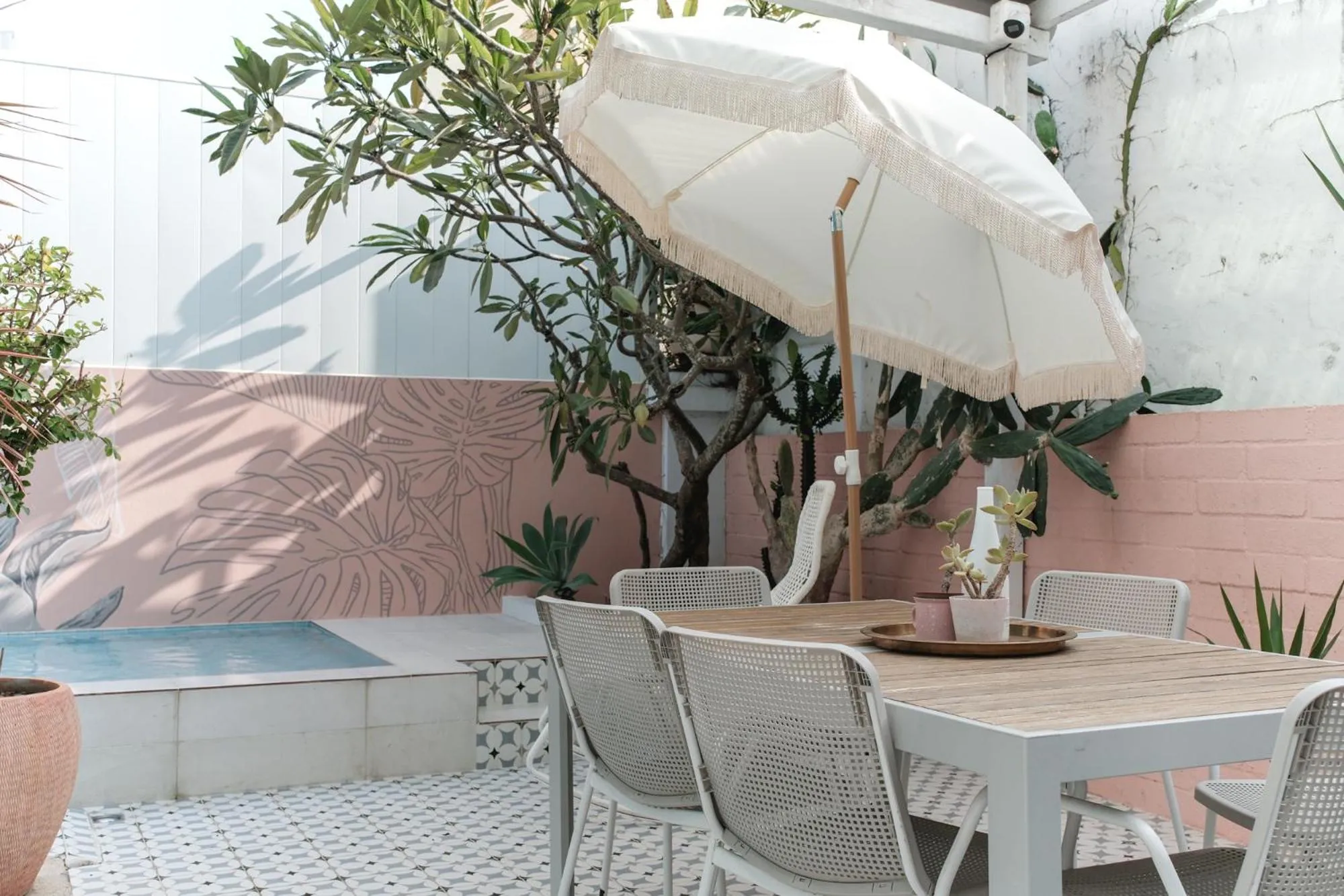 Patio in 沉靛旅宿 La Casa Indaco 墾丁夢幻島Villa