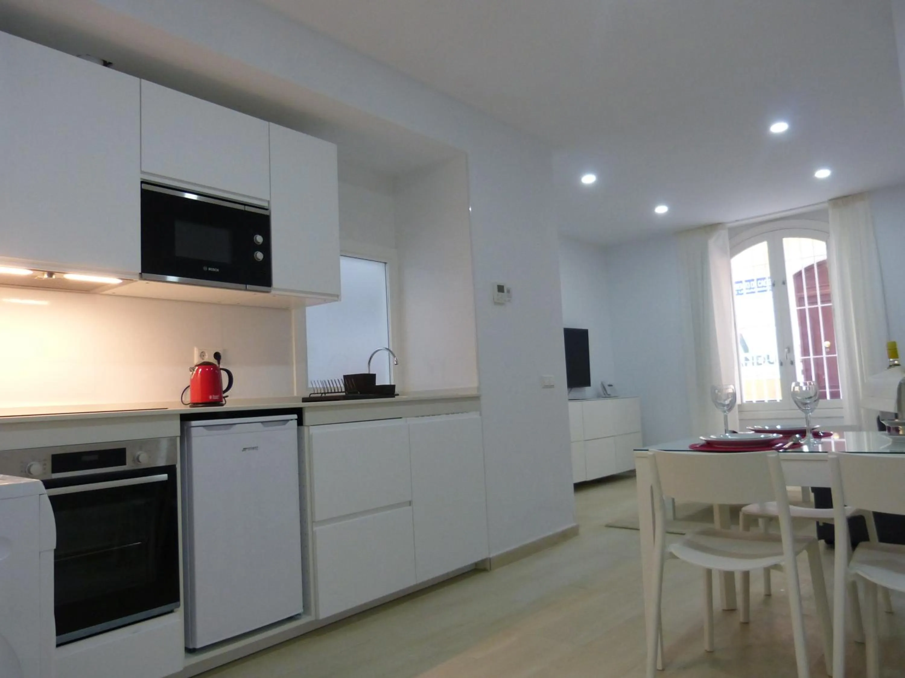 Kitchen or kitchenette in Apartamentos Patagonia Sur