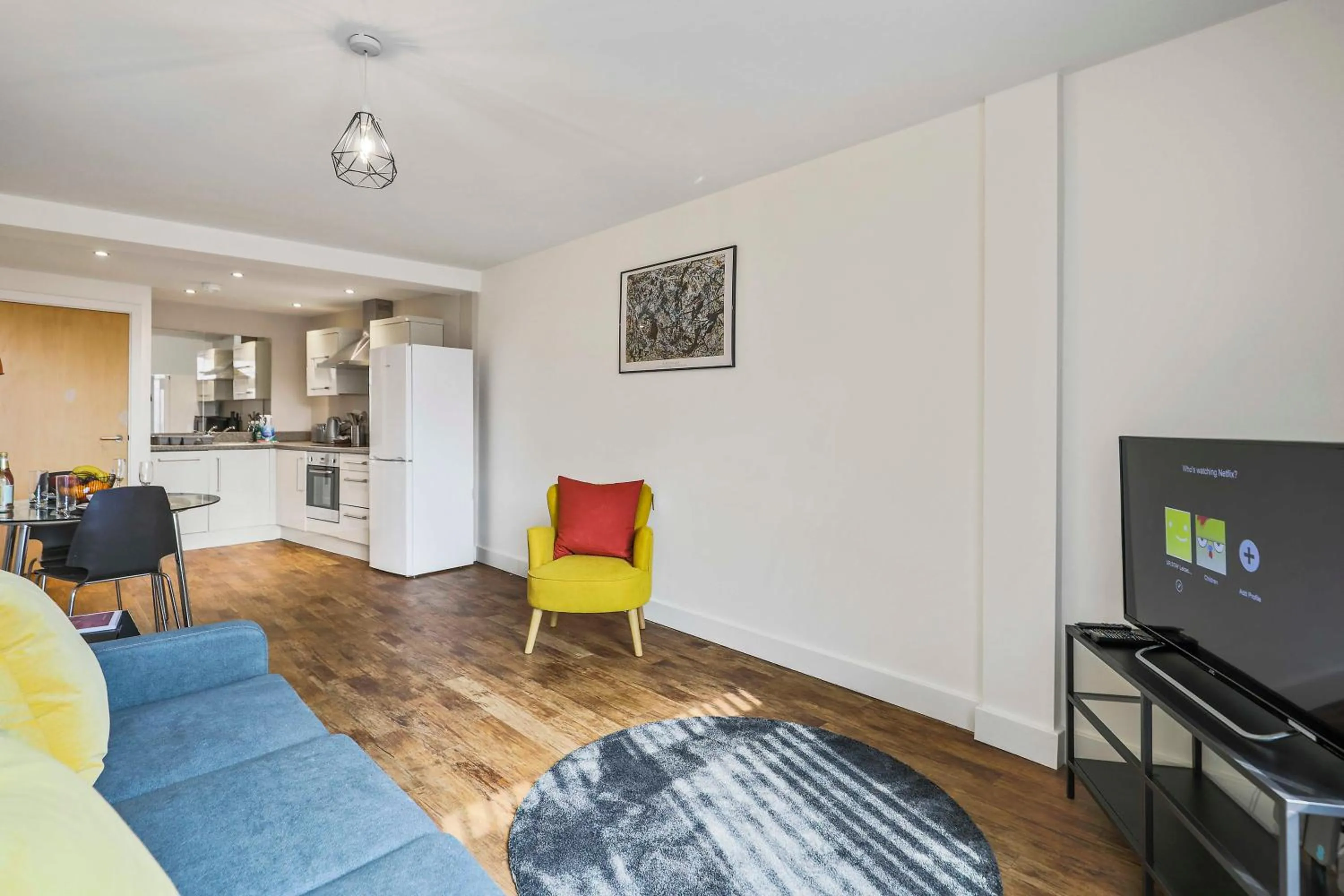 Living room in UR STAY Apartments Leicester